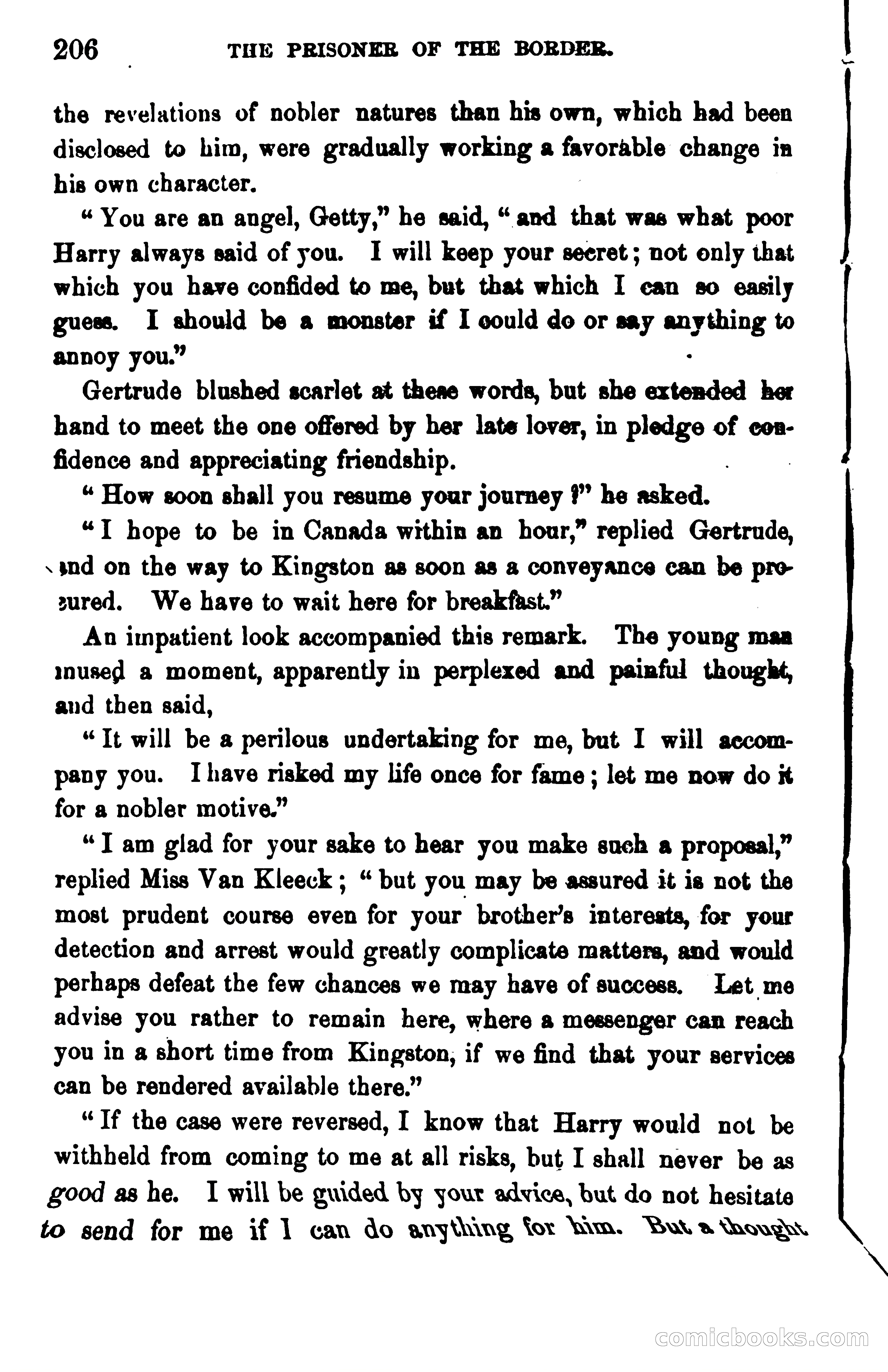 The Prisoner of the Border: A Tale of 1838 — page 219 of 394