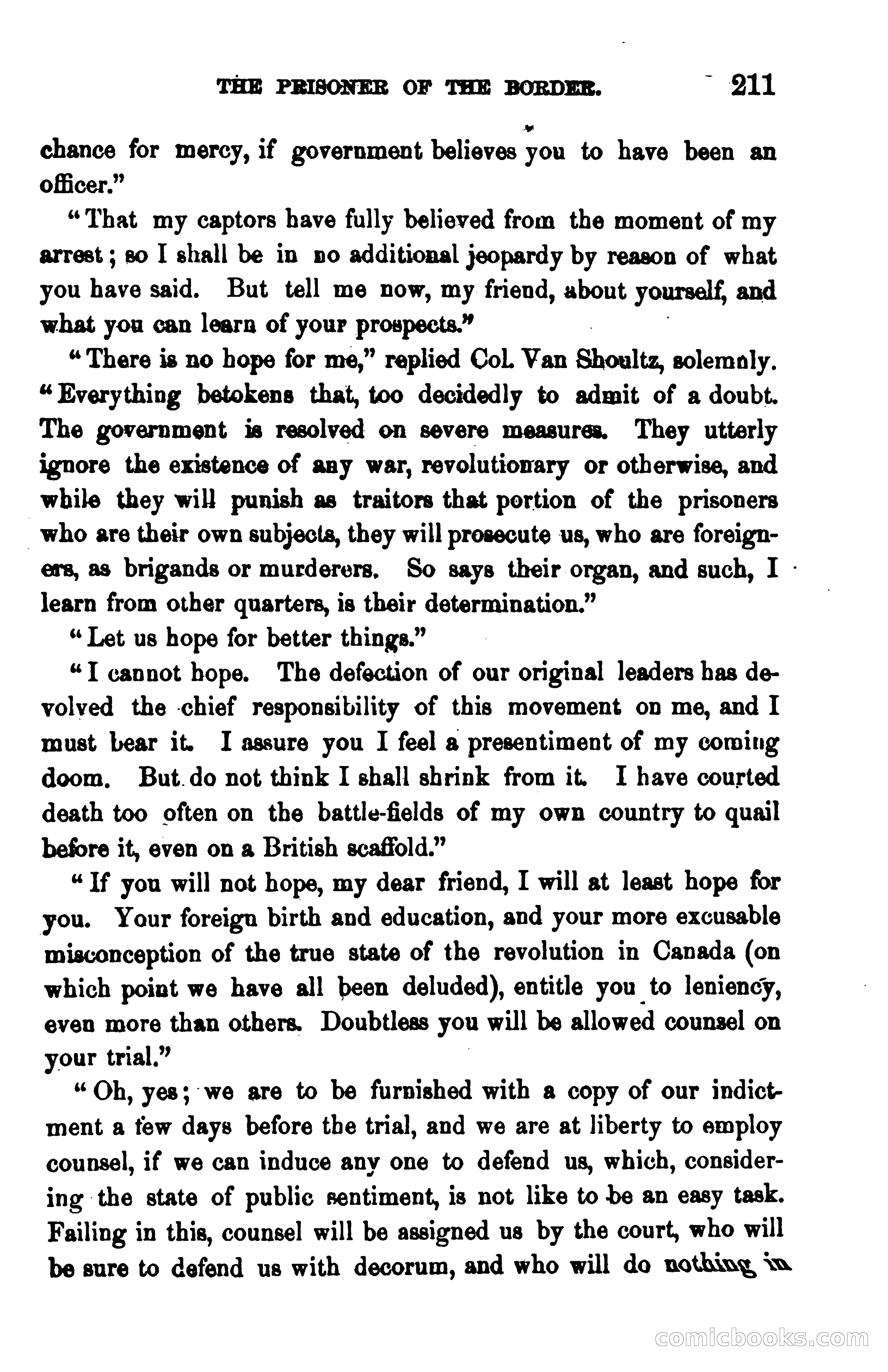 The Prisoner of the Border: A Tale of 1838 — page 224 of 394