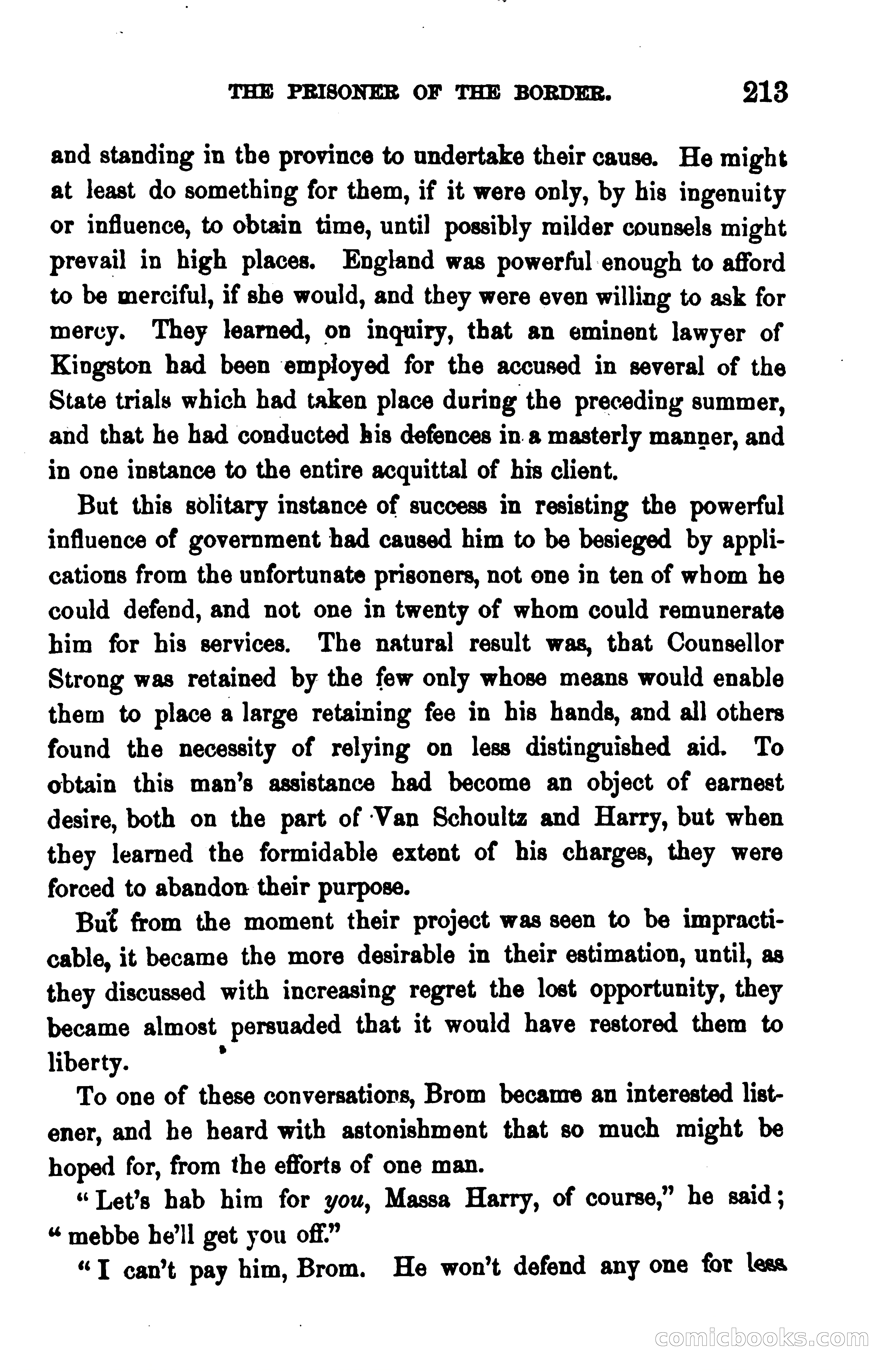 The Prisoner of the Border: A Tale of 1838 — page 226 of 394