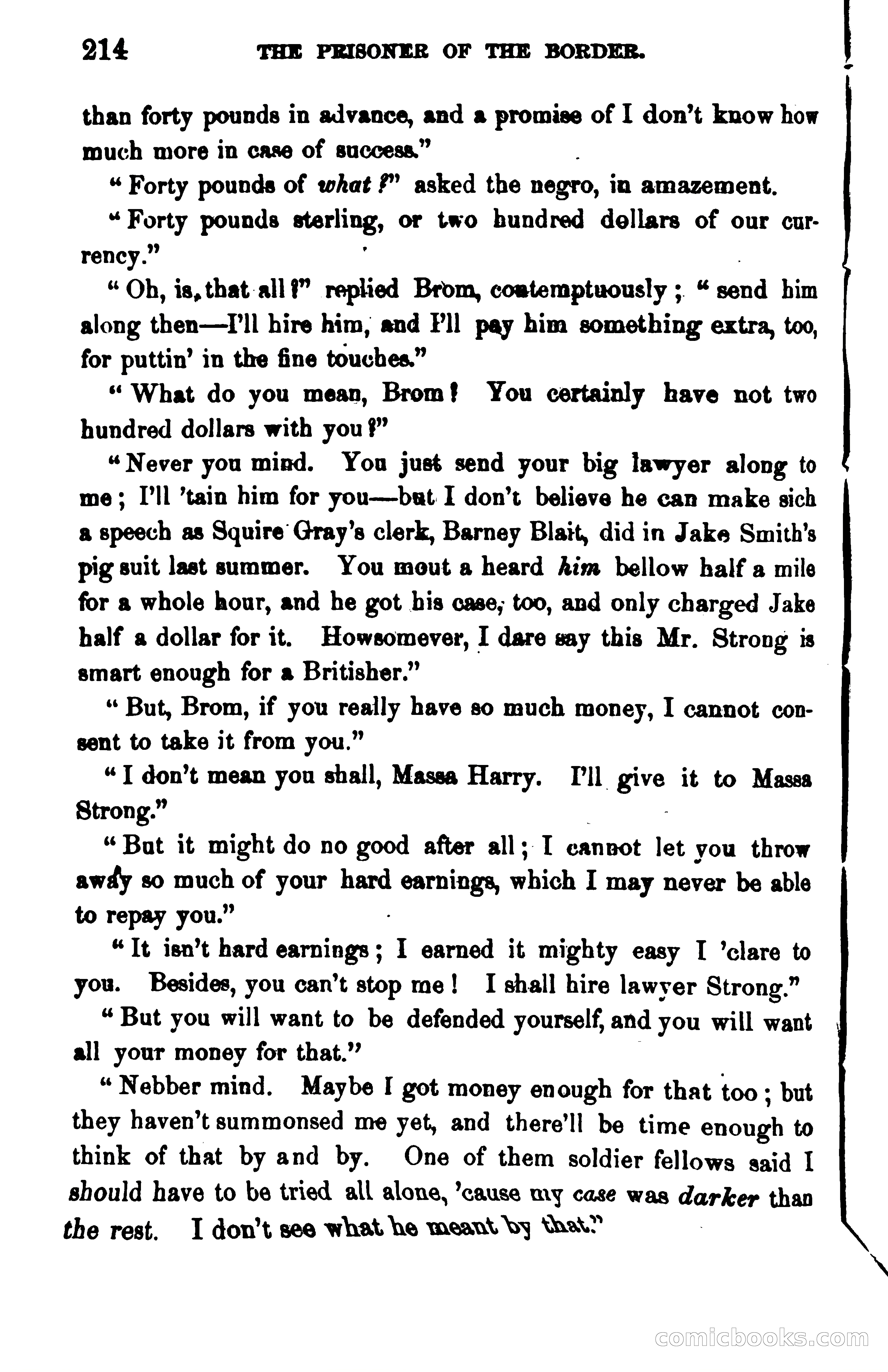 The Prisoner of the Border: A Tale of 1838 — page 227 of 394