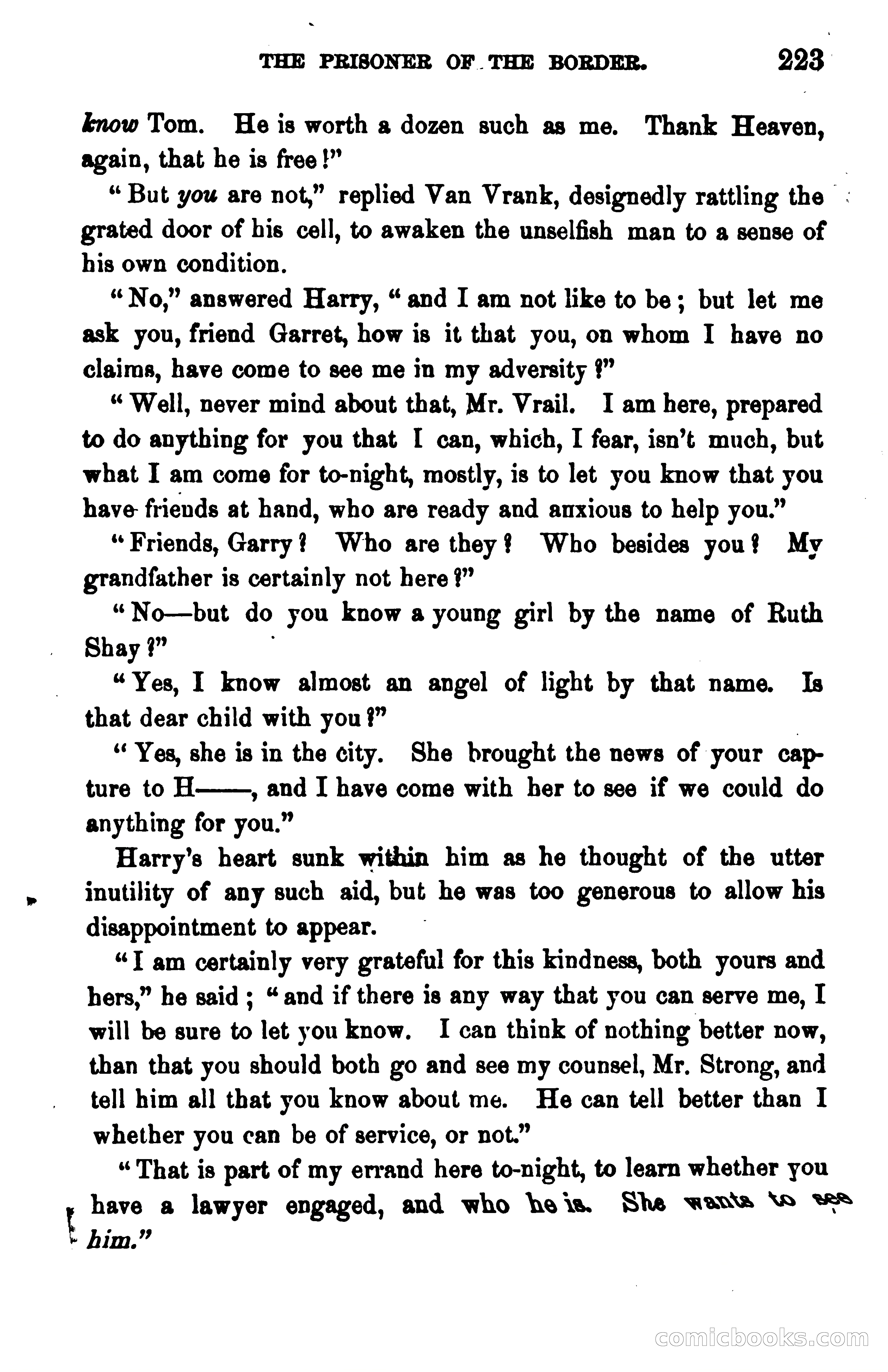 The Prisoner of the Border: A Tale of 1838 — page 236 of 394