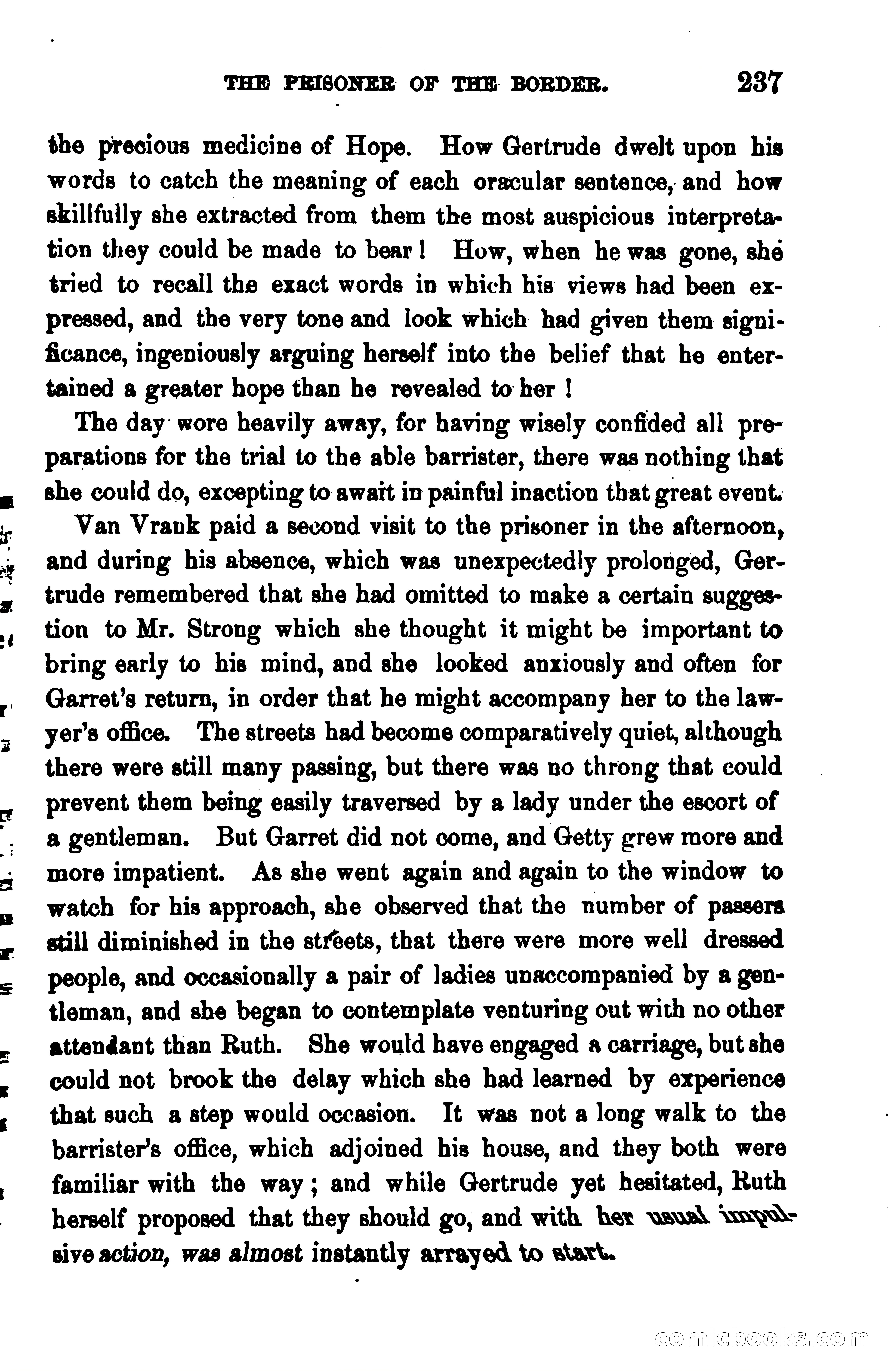 The Prisoner of the Border: A Tale of 1838 — page 250 of 394
