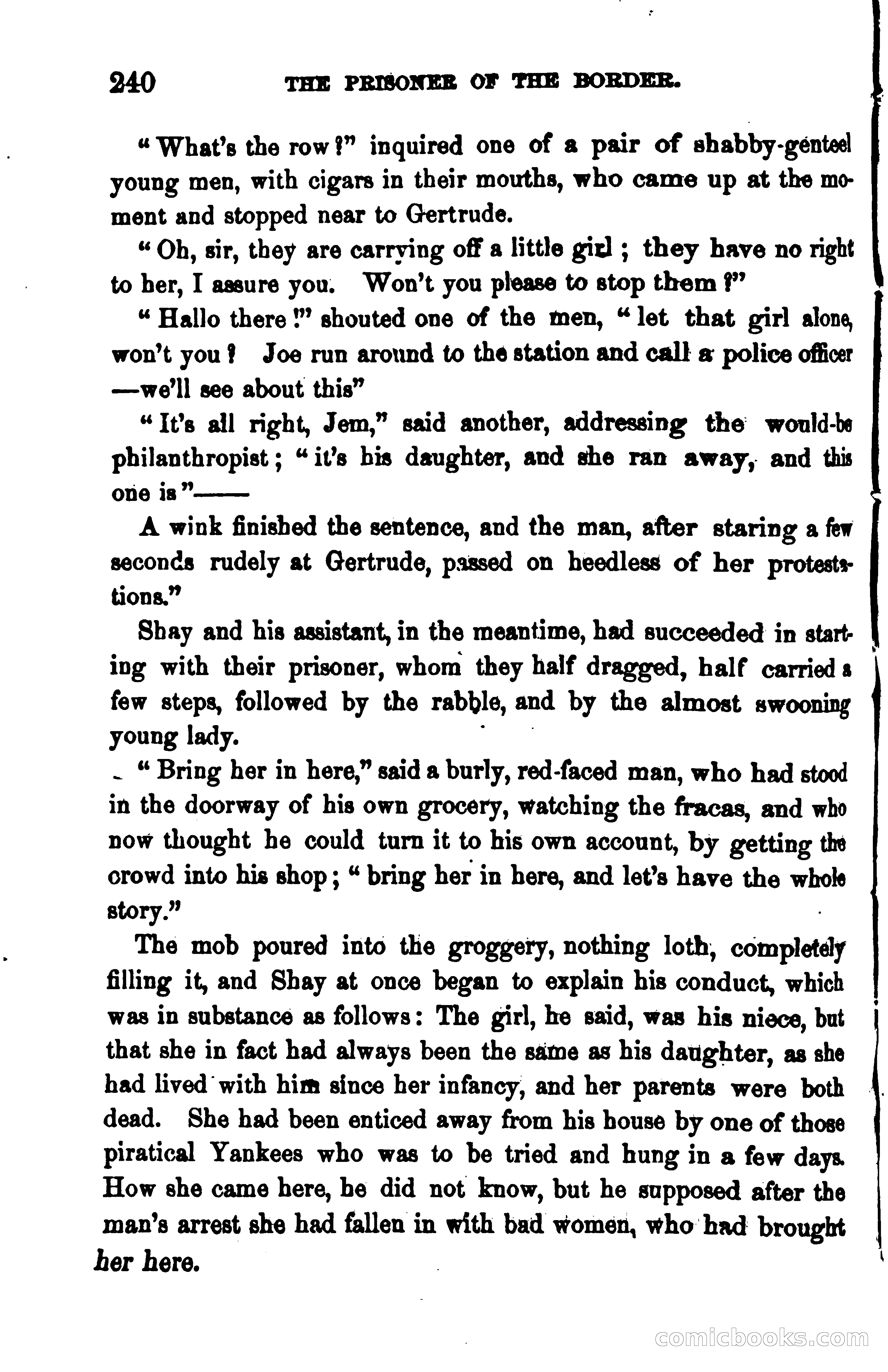 The Prisoner of the Border: A Tale of 1838 — page 255 of 394