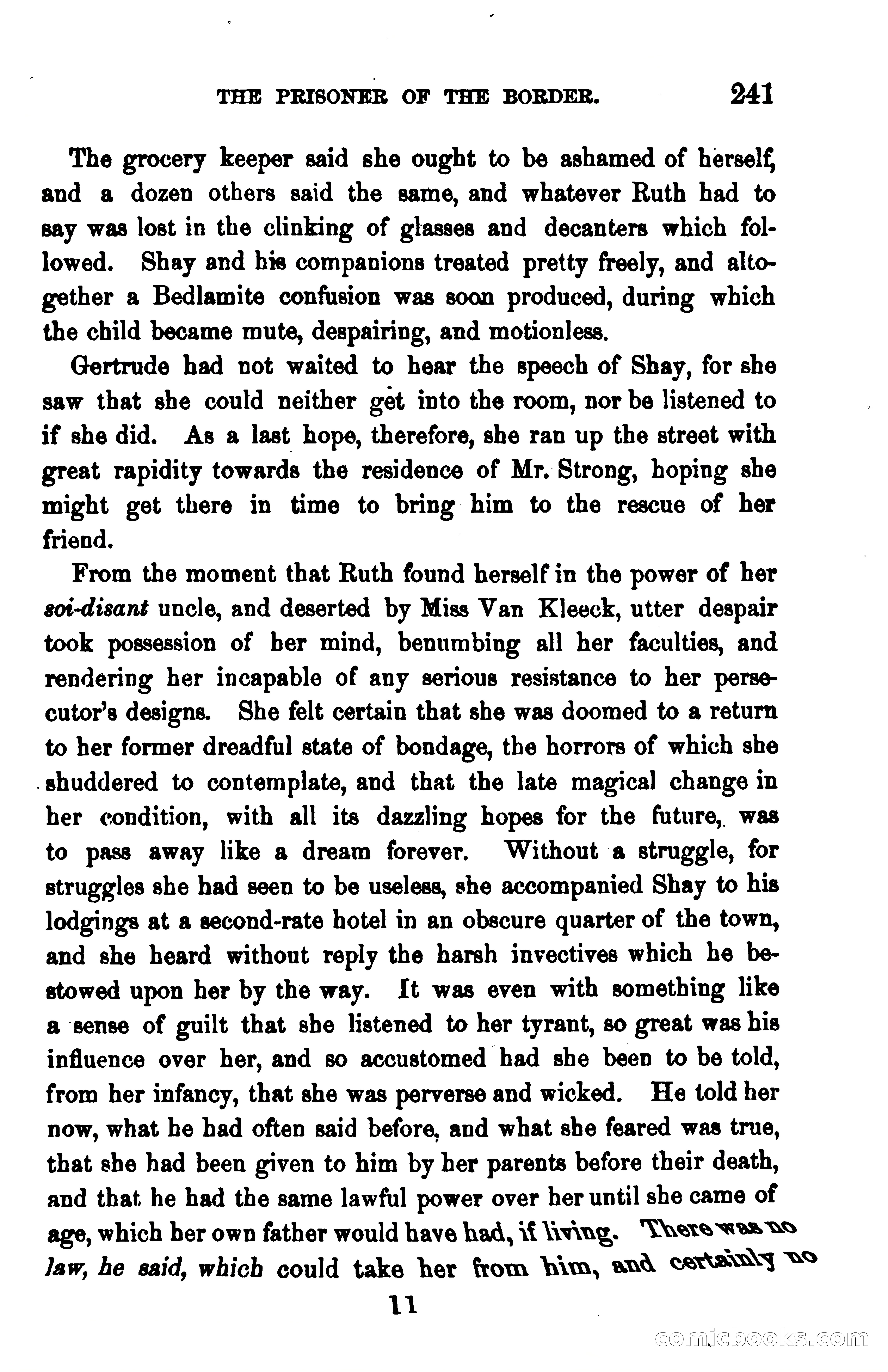 The Prisoner of the Border: A Tale of 1838 — page 256 of 394