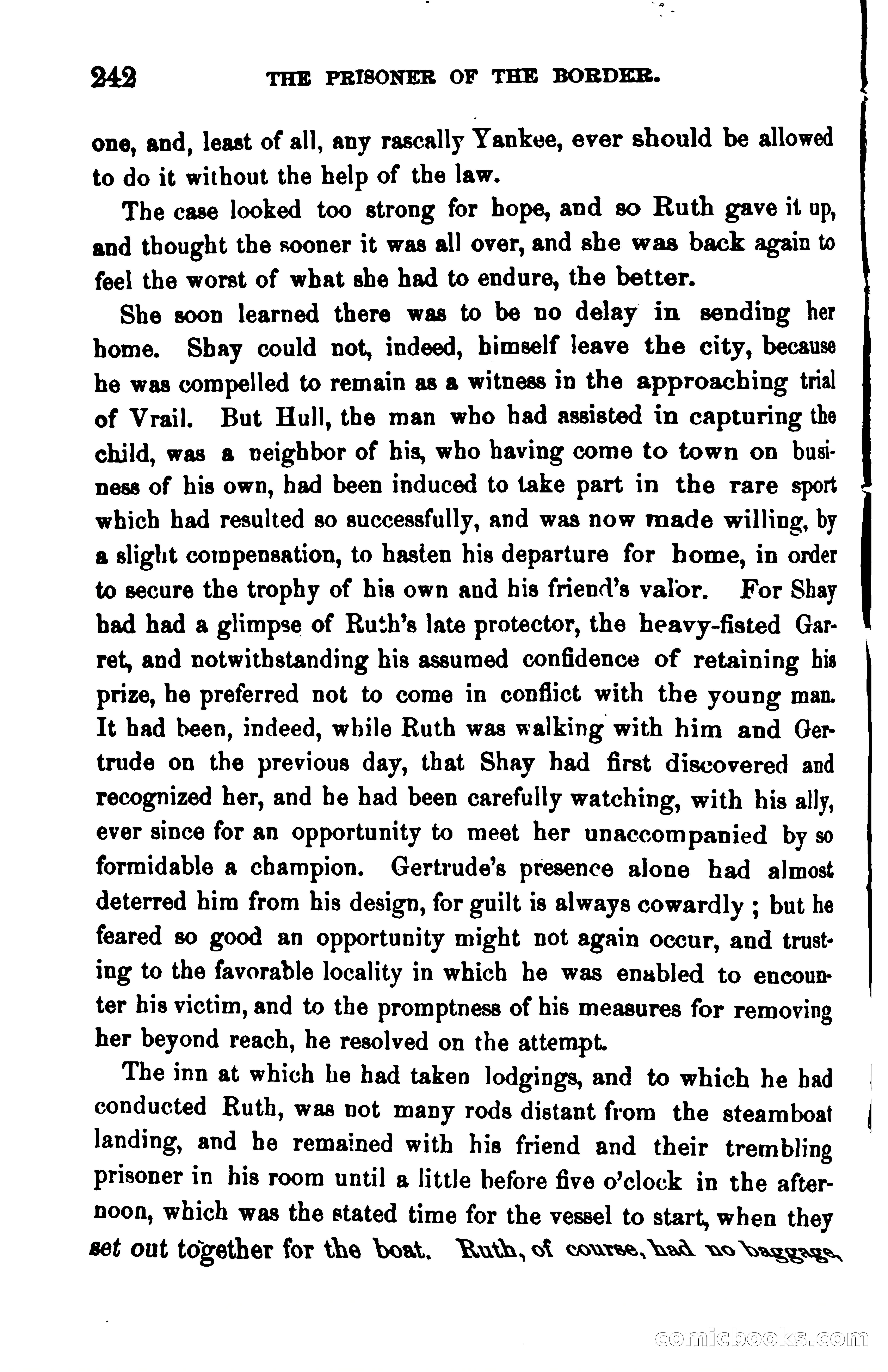 The Prisoner of the Border: A Tale of 1838 — page 257 of 394