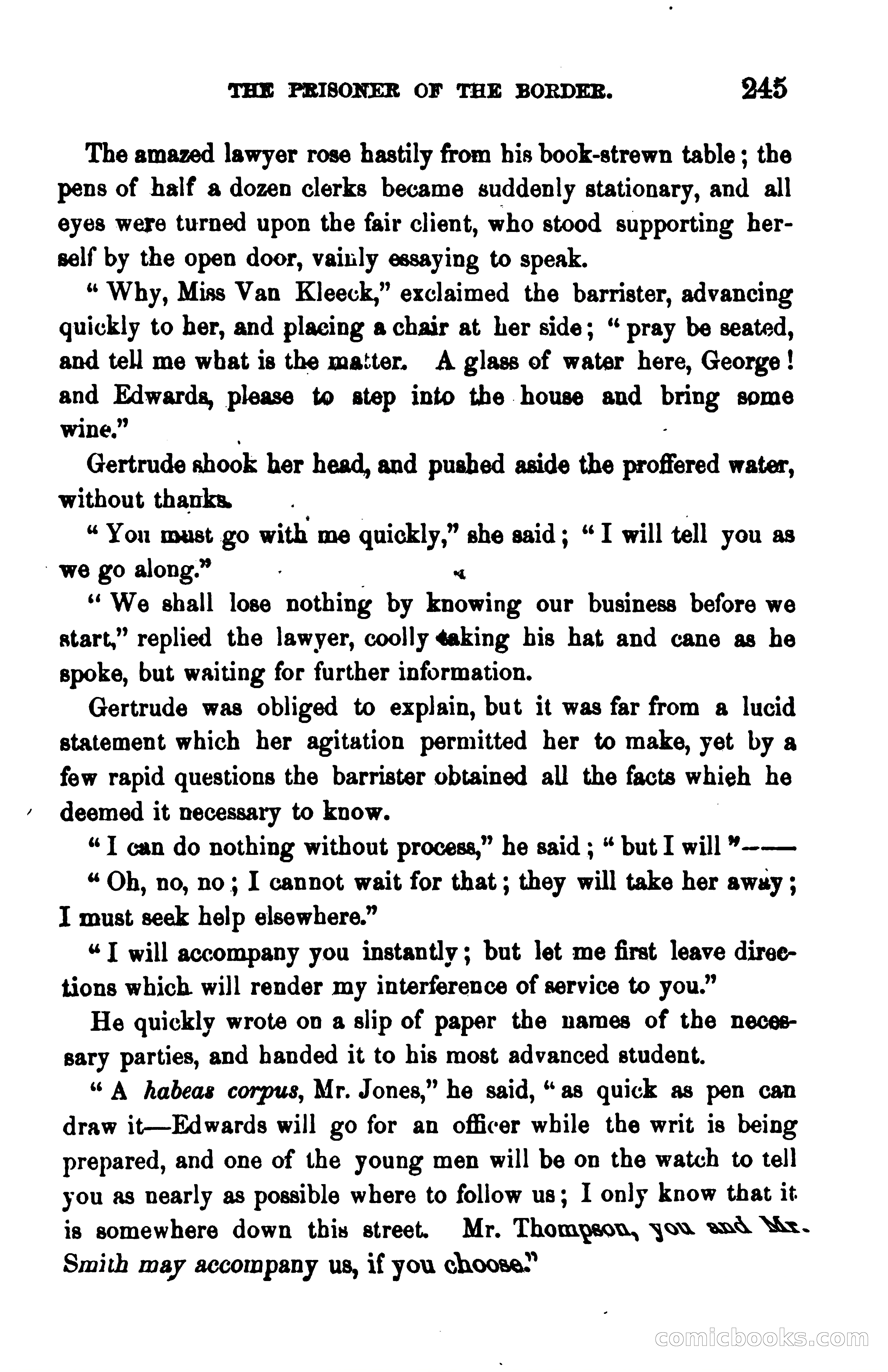 The Prisoner of the Border: A Tale of 1838 — page 260 of 394