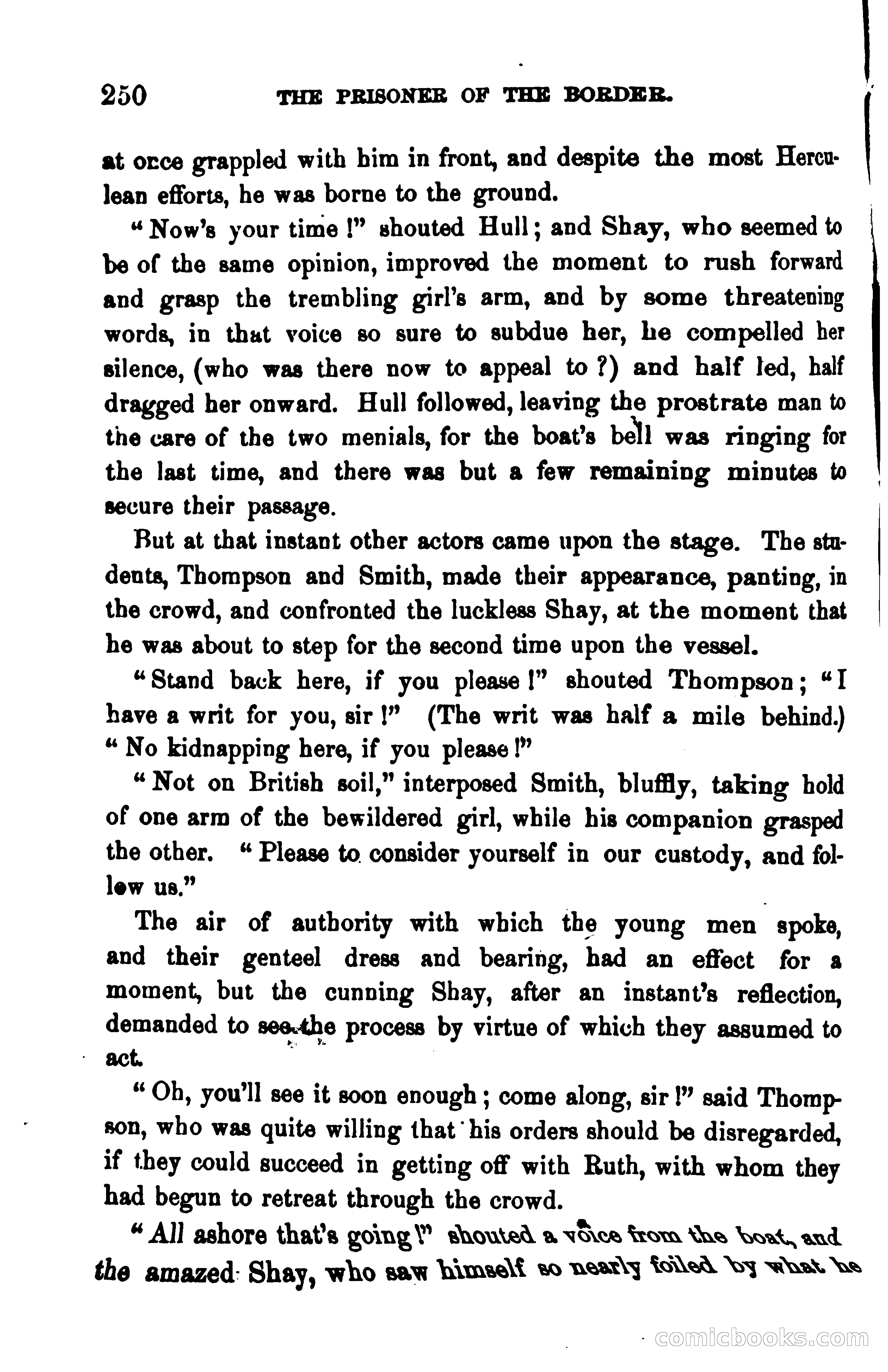 The Prisoner of the Border: A Tale of 1838 — page 265 of 394