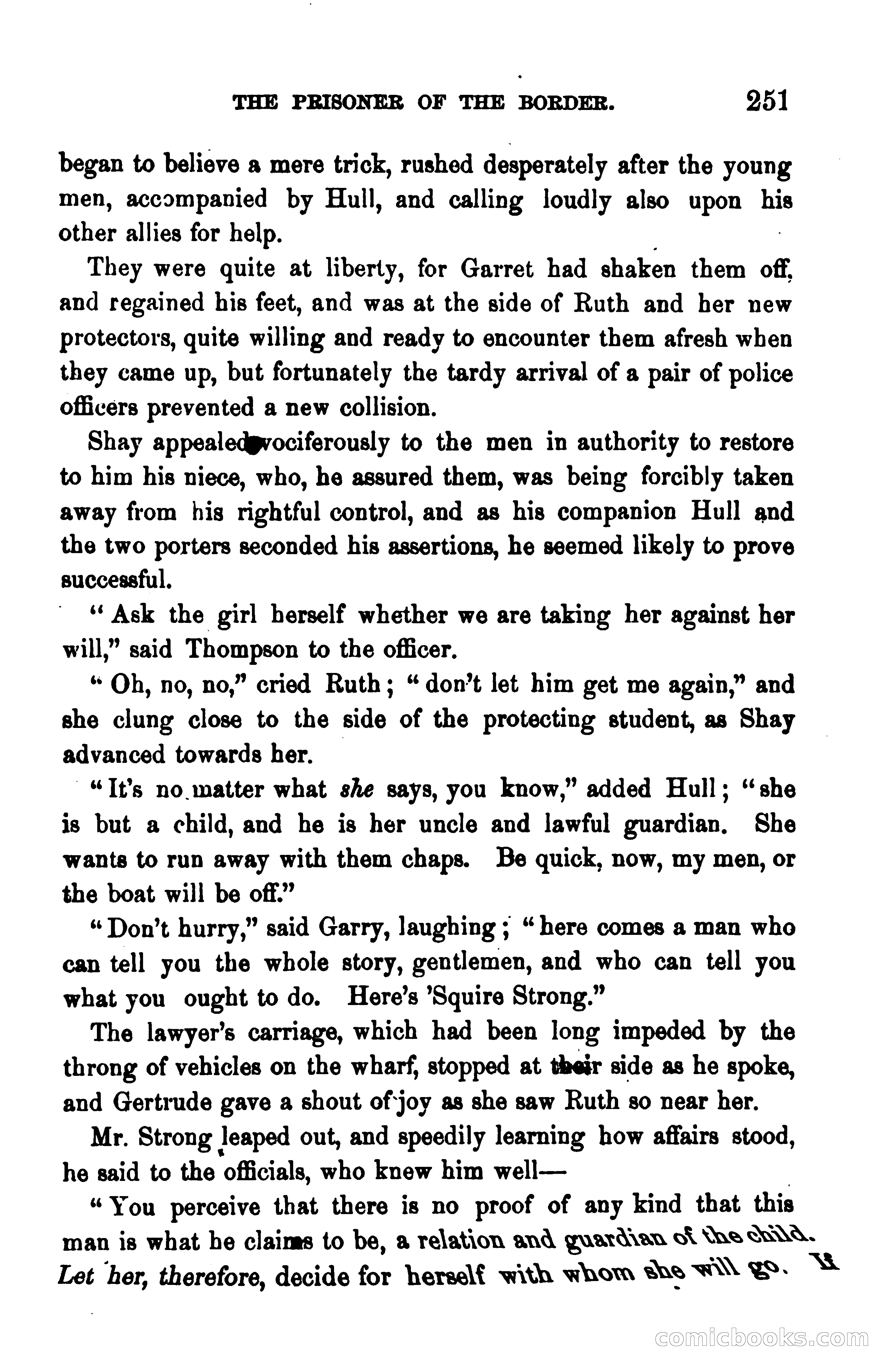 The Prisoner of the Border: A Tale of 1838 — page 266 of 394