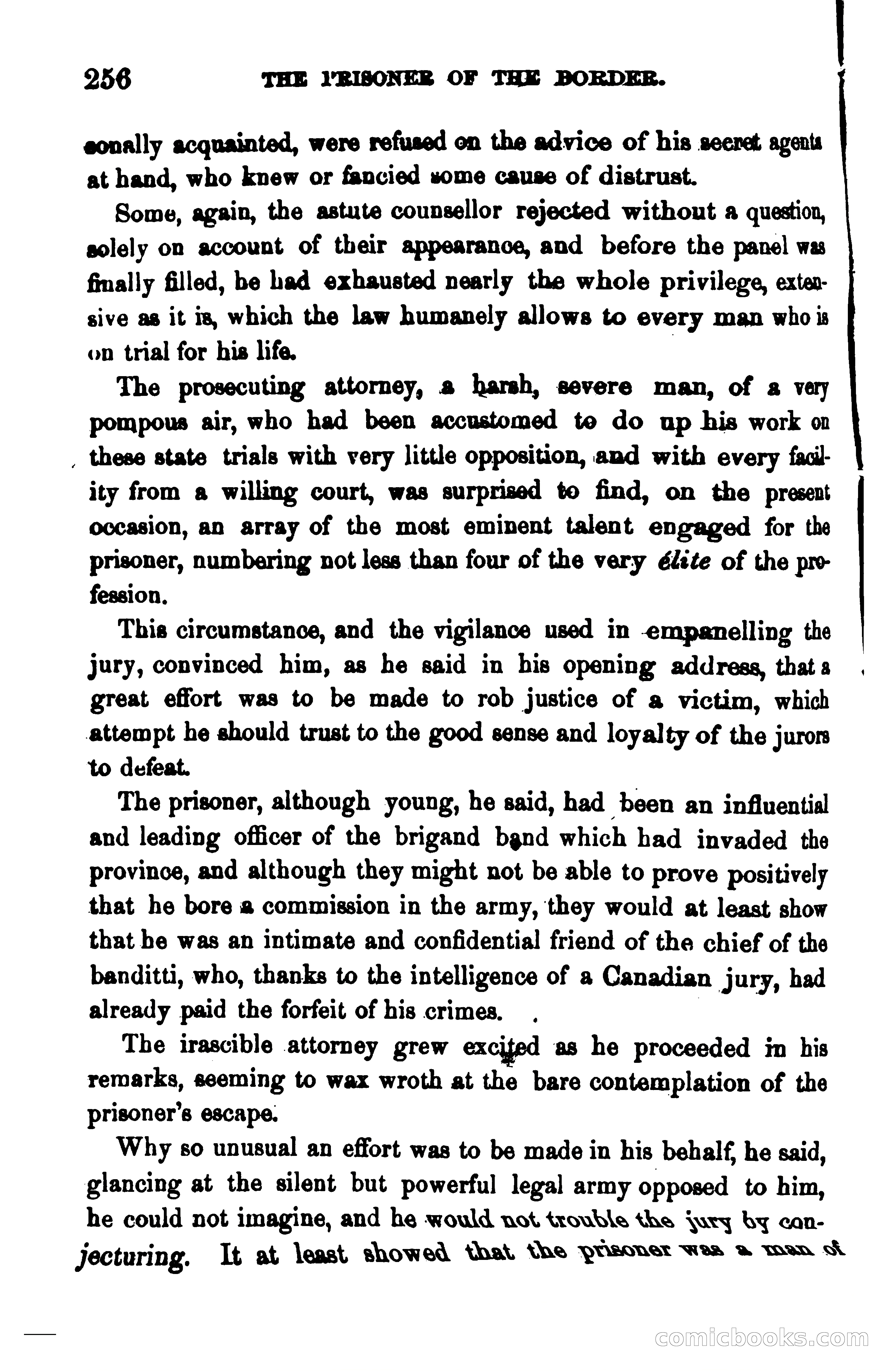 The Prisoner of the Border: A Tale of 1838 — page 271 of 394