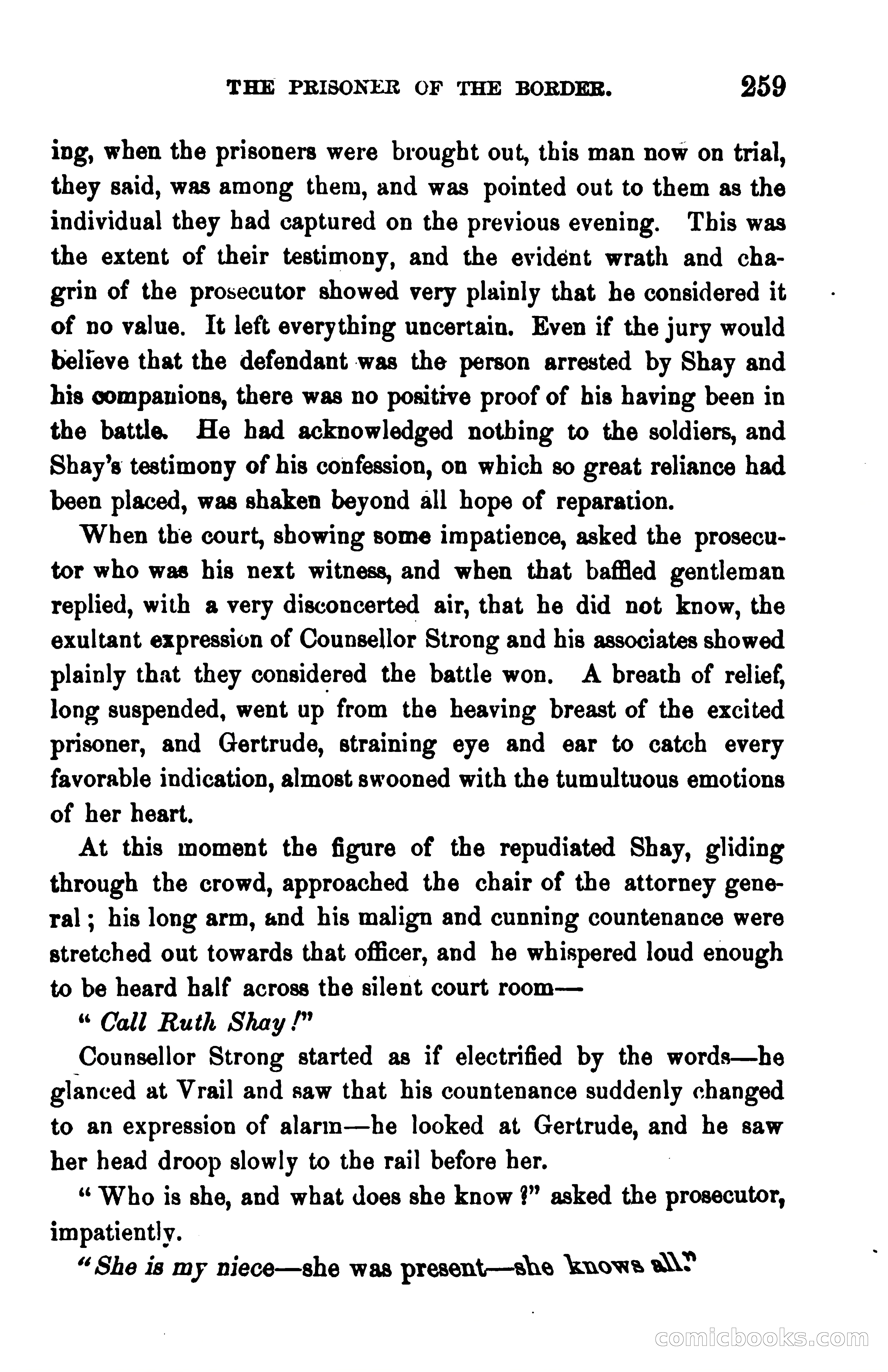 The Prisoner of the Border: A Tale of 1838 — page 274 of 394
