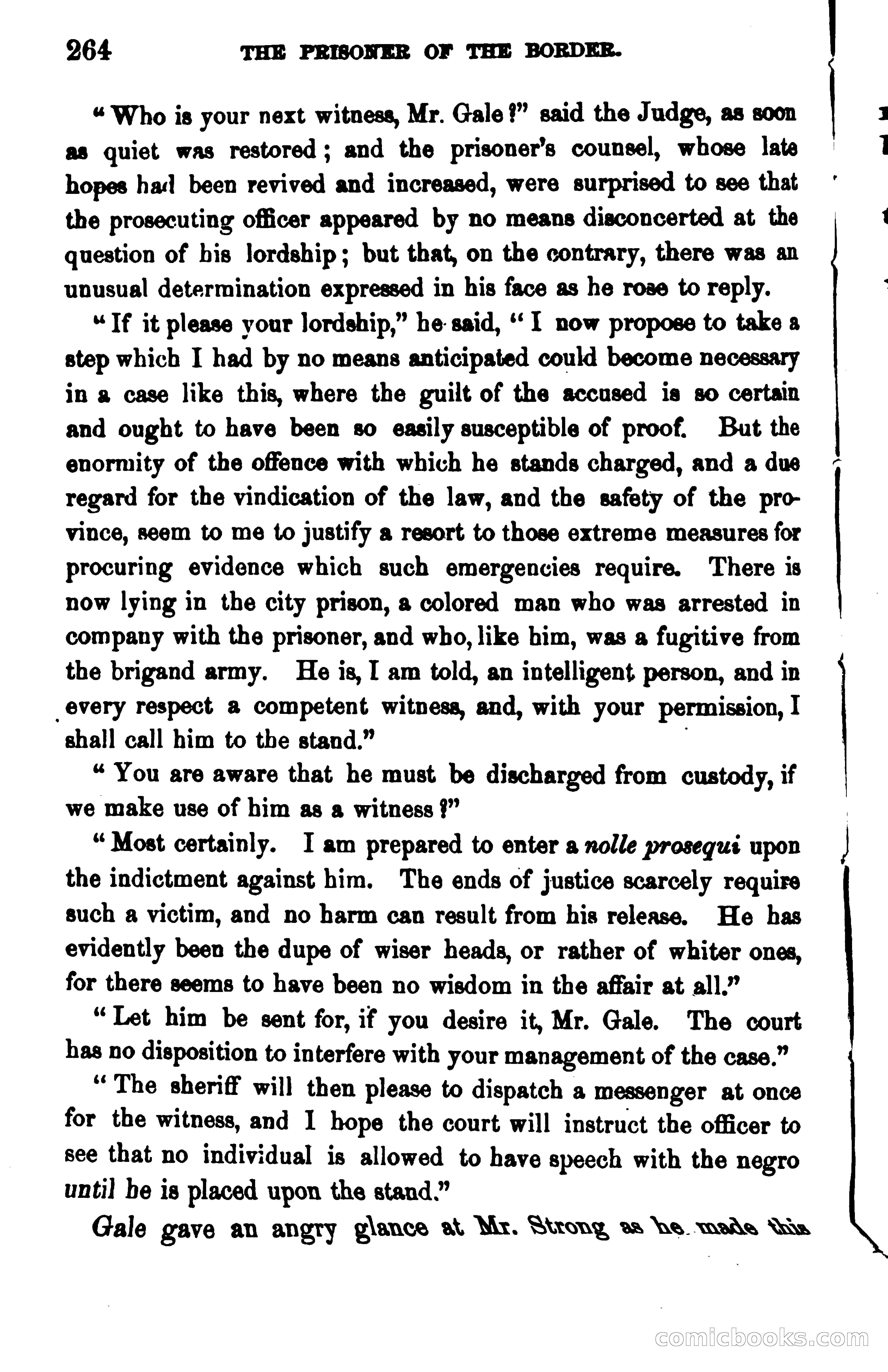 The Prisoner of the Border: A Tale of 1838 — page 279 of 394