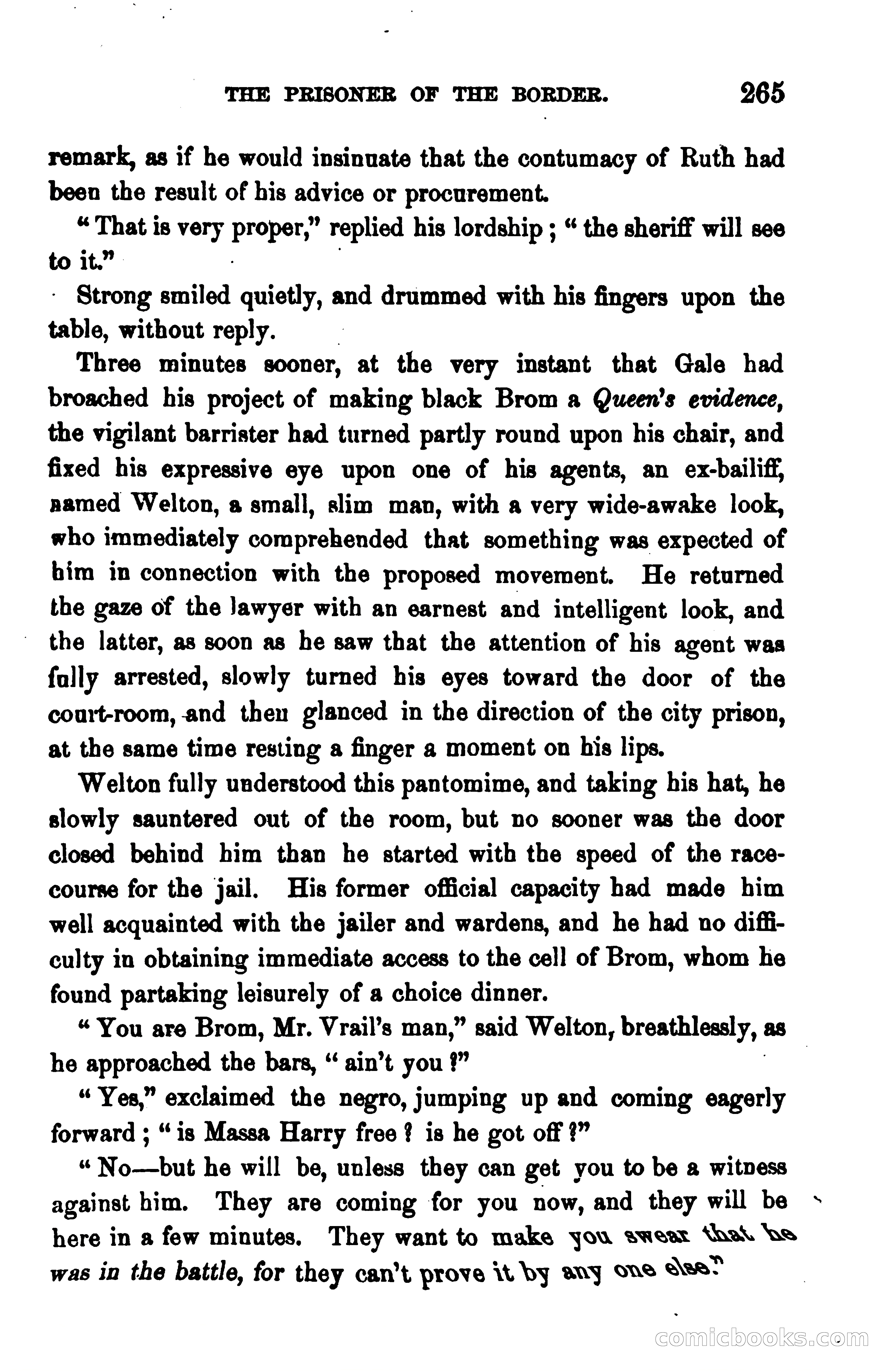 The Prisoner of the Border: A Tale of 1838 — page 280 of 394