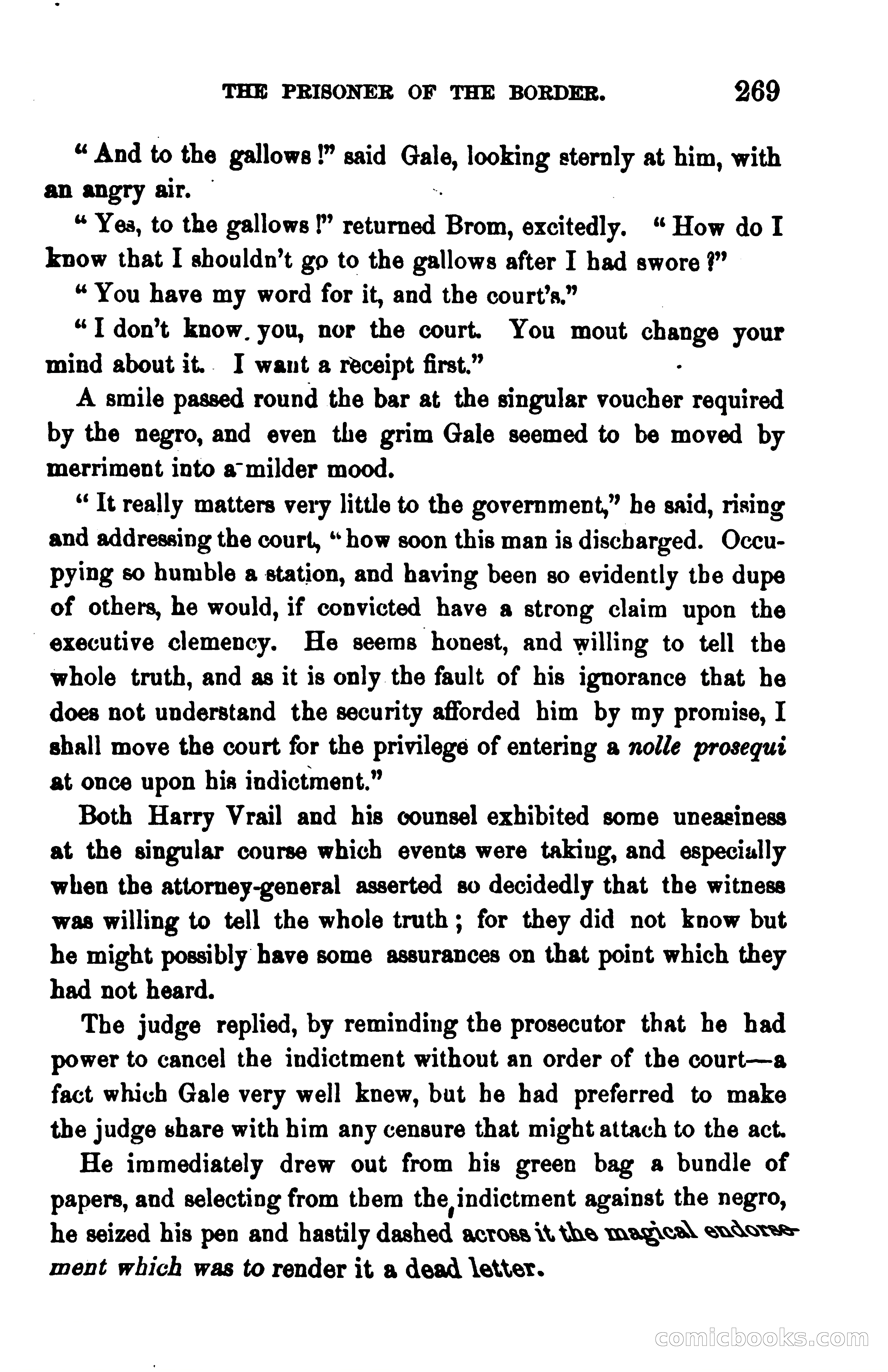 The Prisoner of the Border: A Tale of 1838 — page 284 of 394