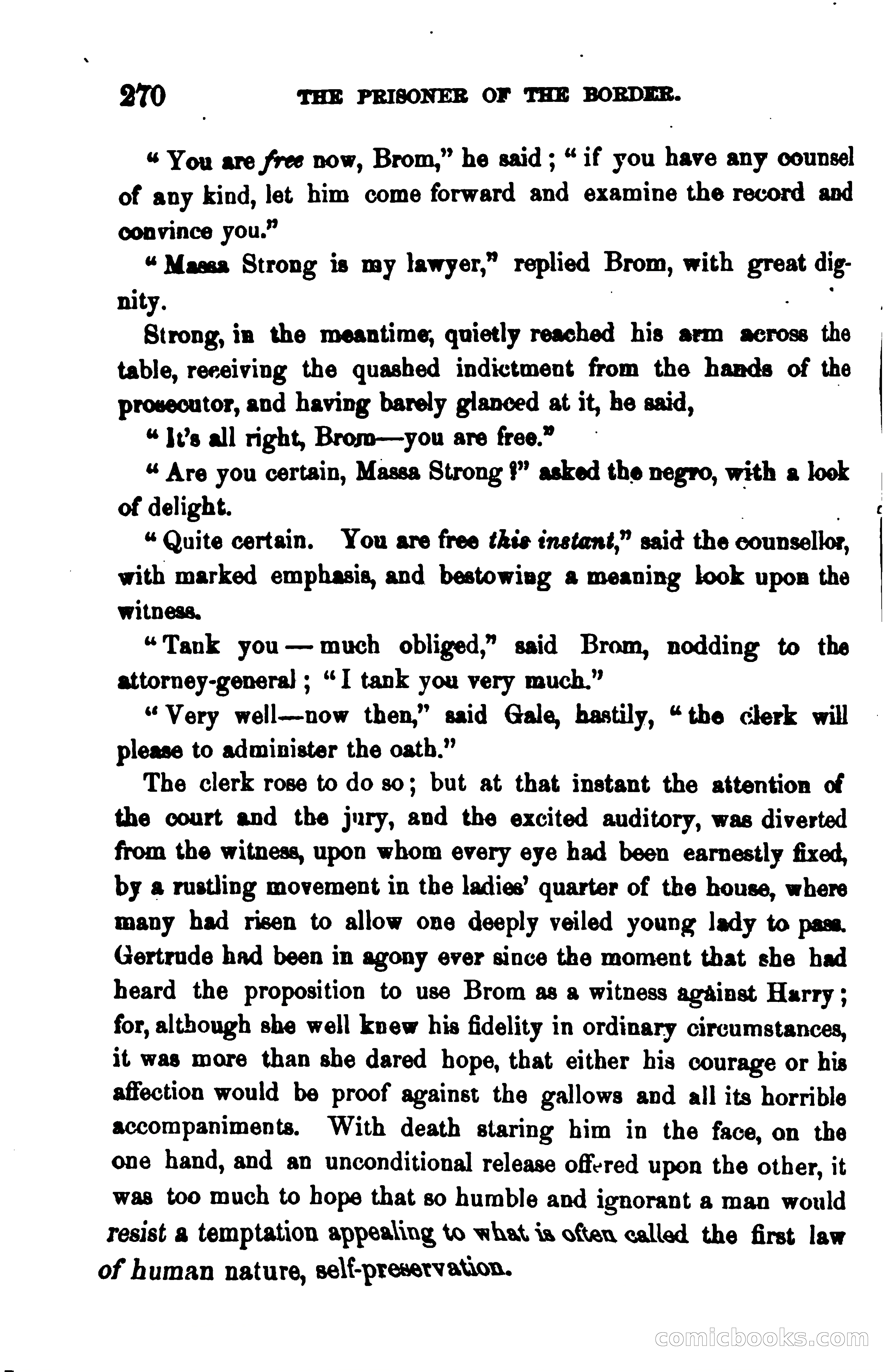 The Prisoner of the Border: A Tale of 1838 — page 285 of 394