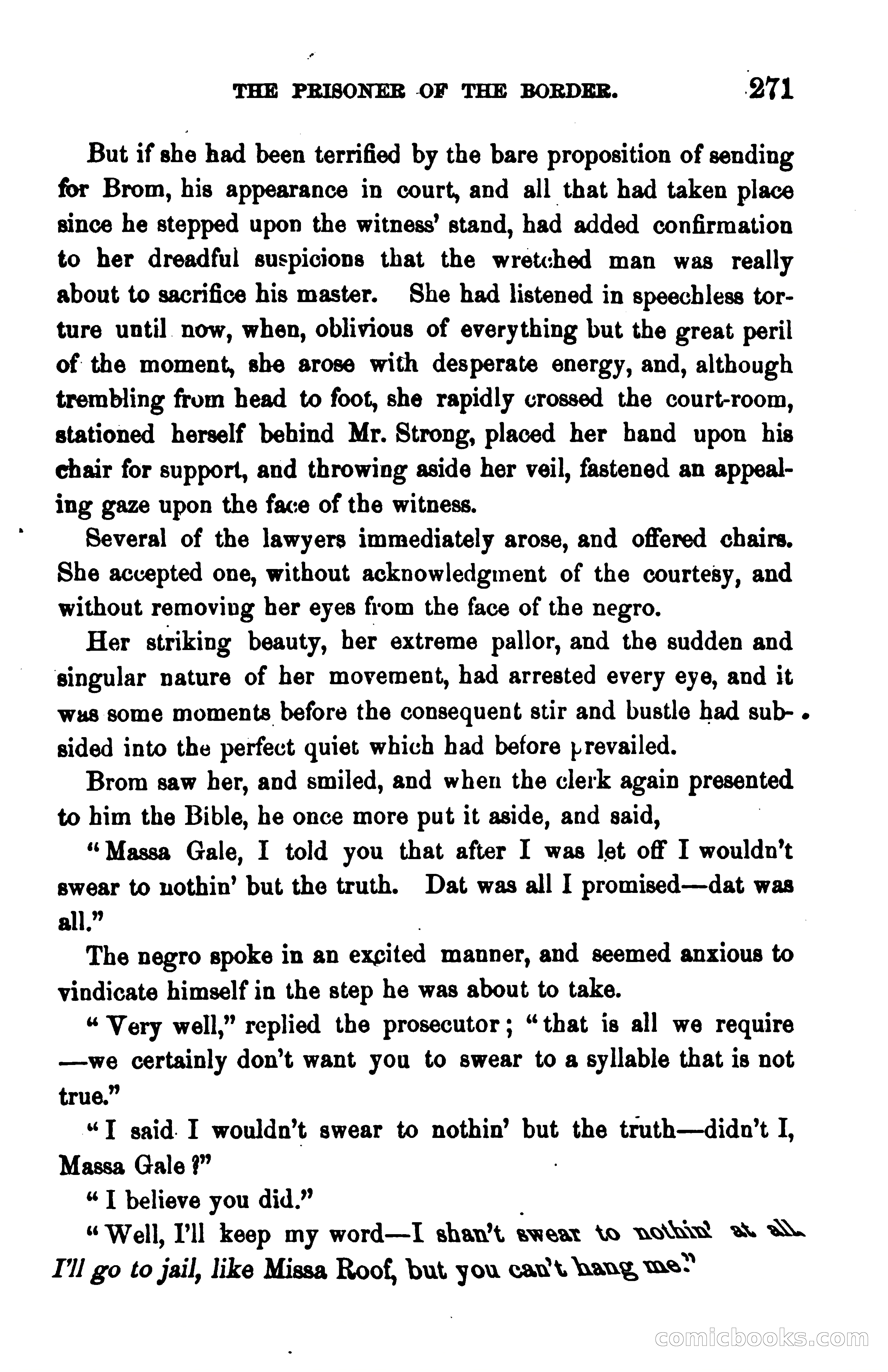 The Prisoner of the Border: A Tale of 1838 — page 286 of 394