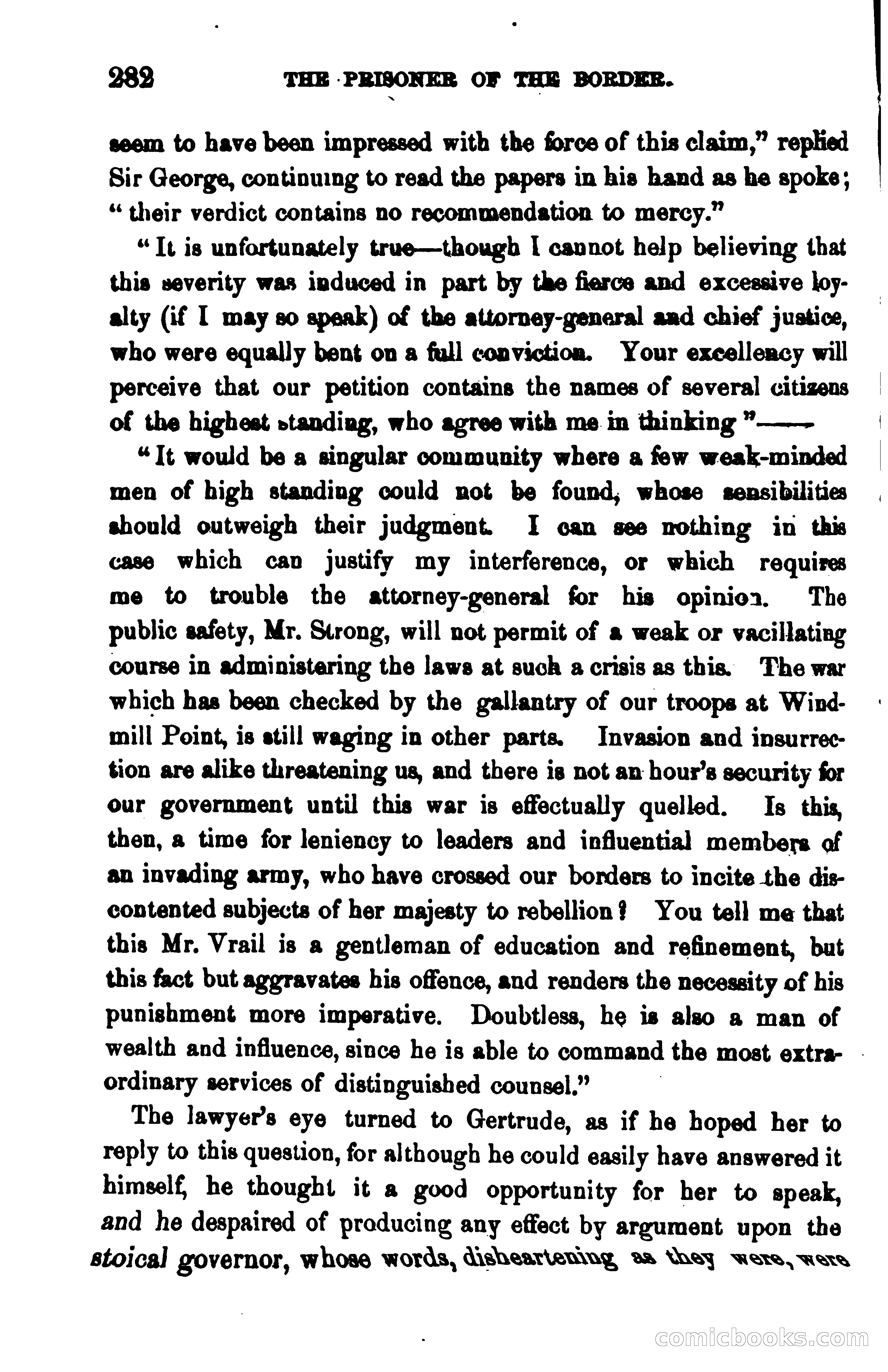 The Prisoner of the Border: A Tale of 1838 — page 297 of 394