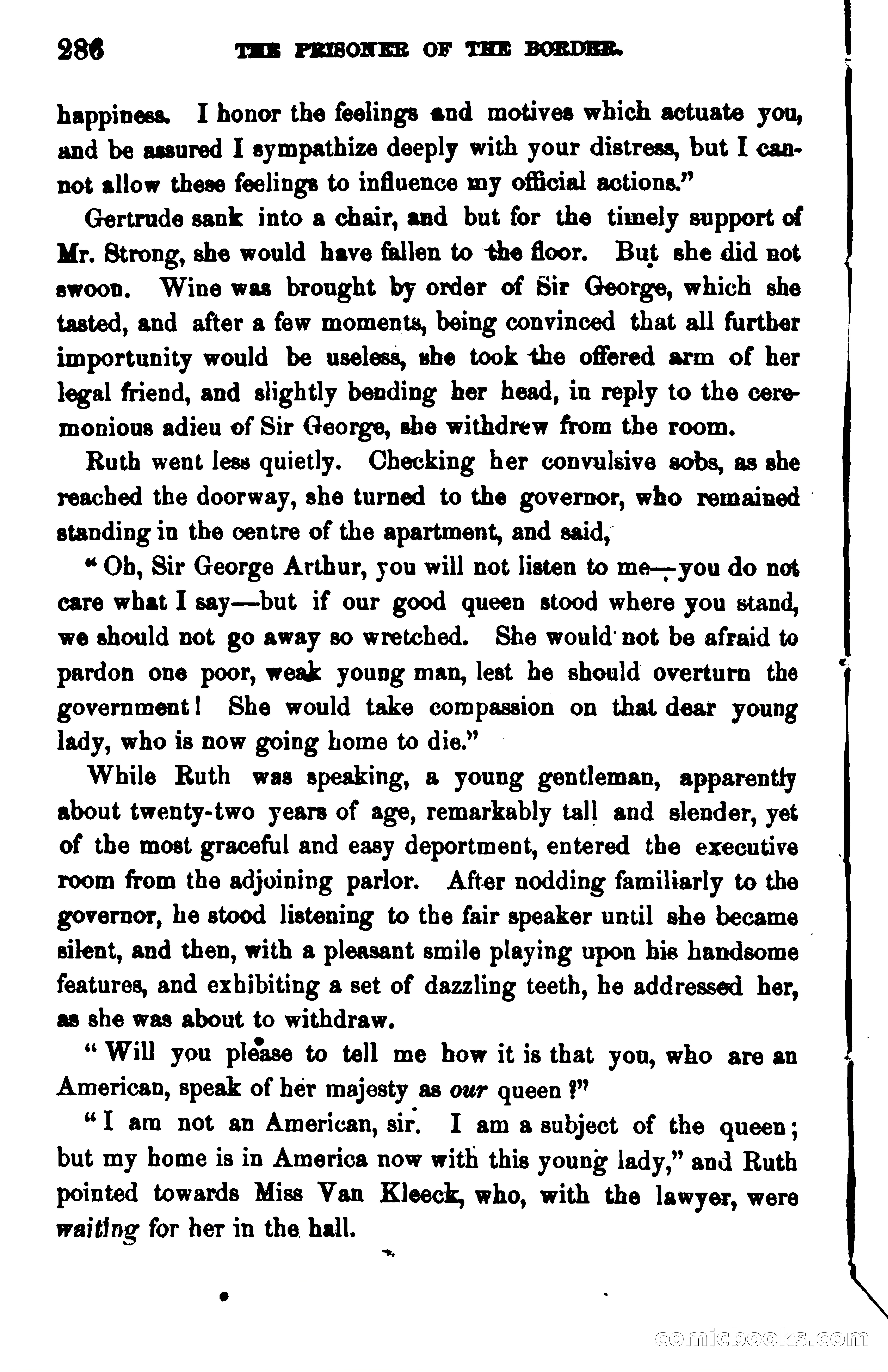 The Prisoner of the Border: A Tale of 1838 — page 301 of 394
