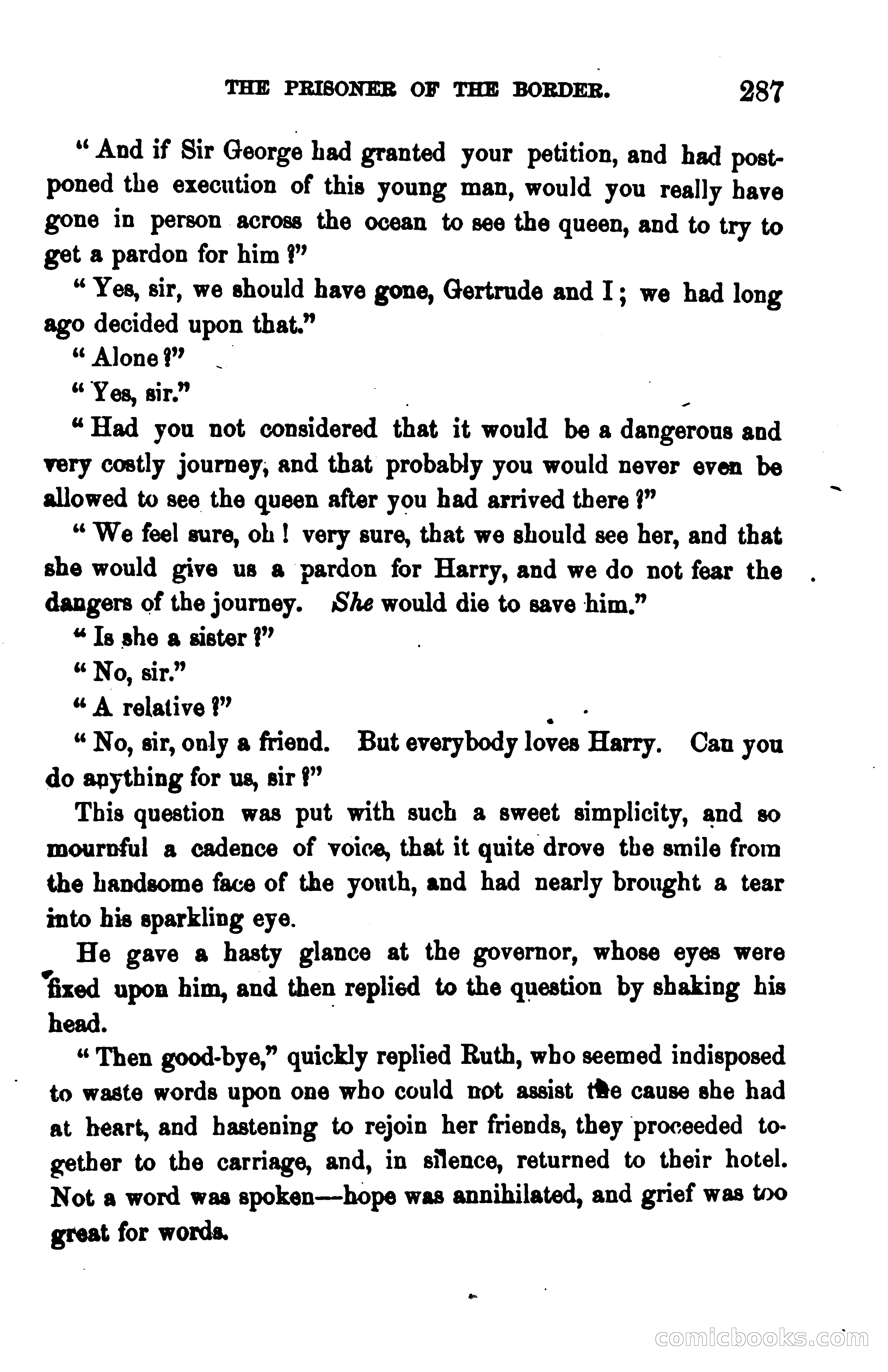 The Prisoner of the Border: A Tale of 1838 — page 302 of 394