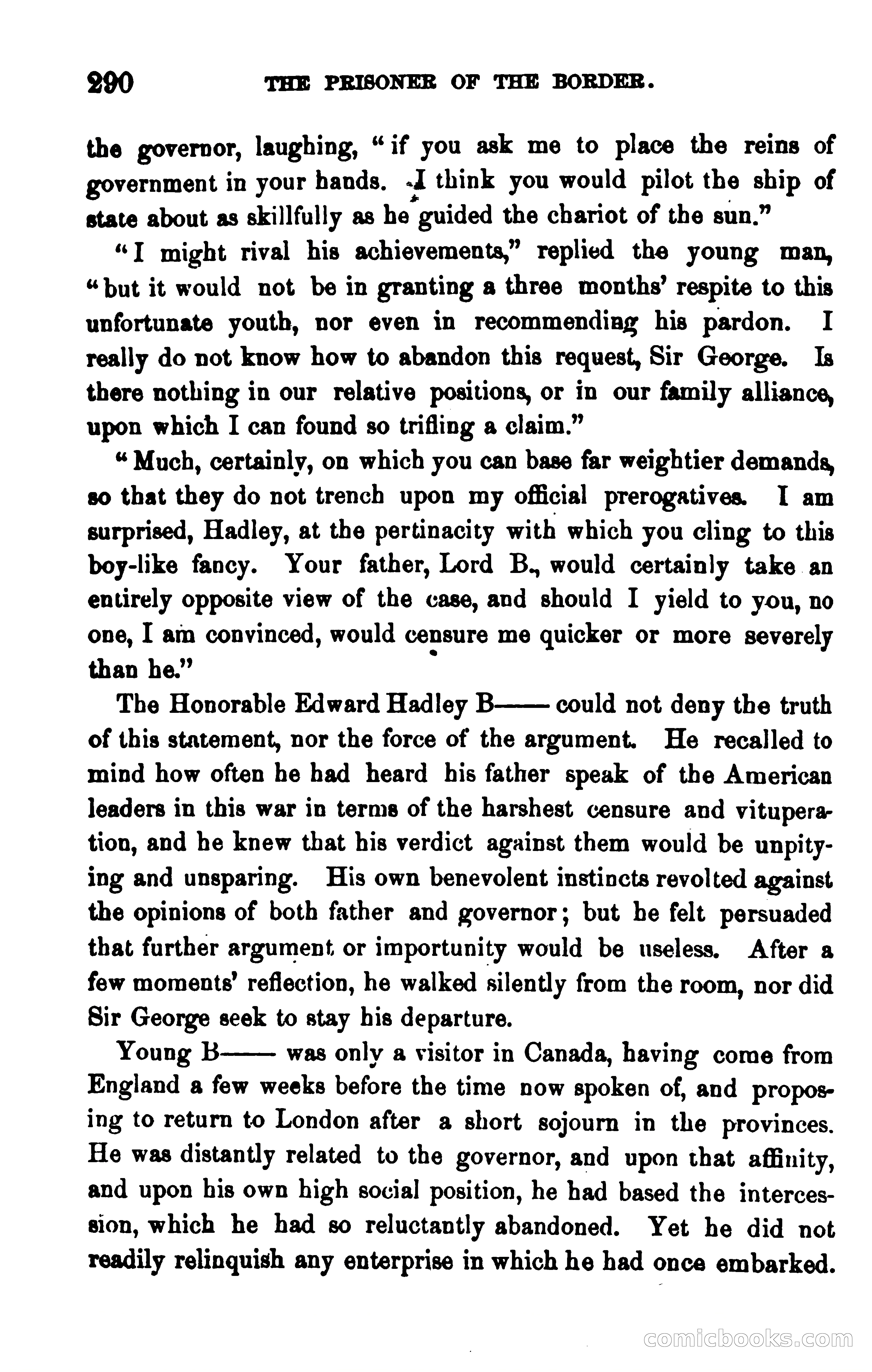 The Prisoner of the Border: A Tale of 1838 — page 305 of 394