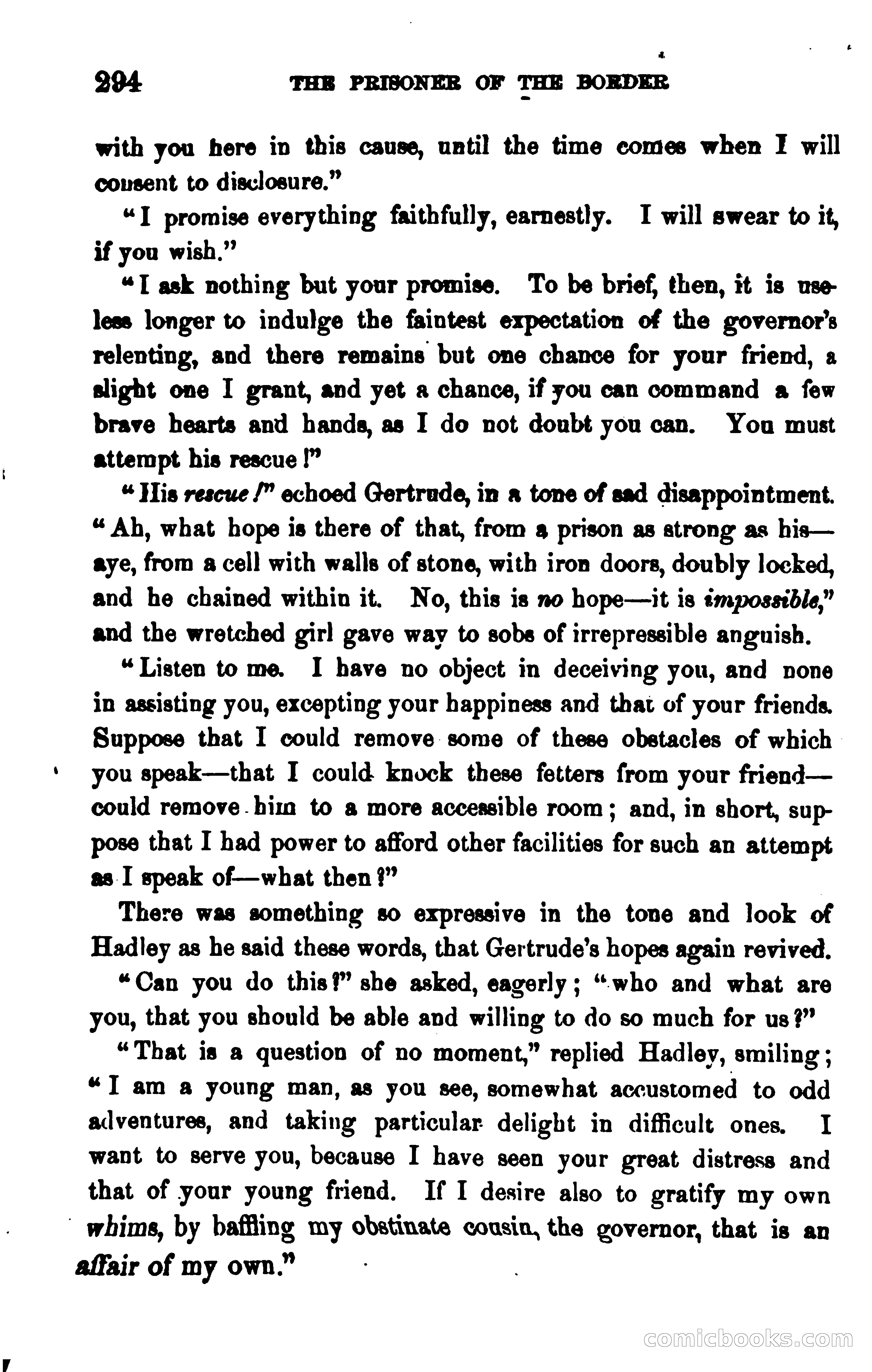 The Prisoner of the Border: A Tale of 1838 — page 309 of 394