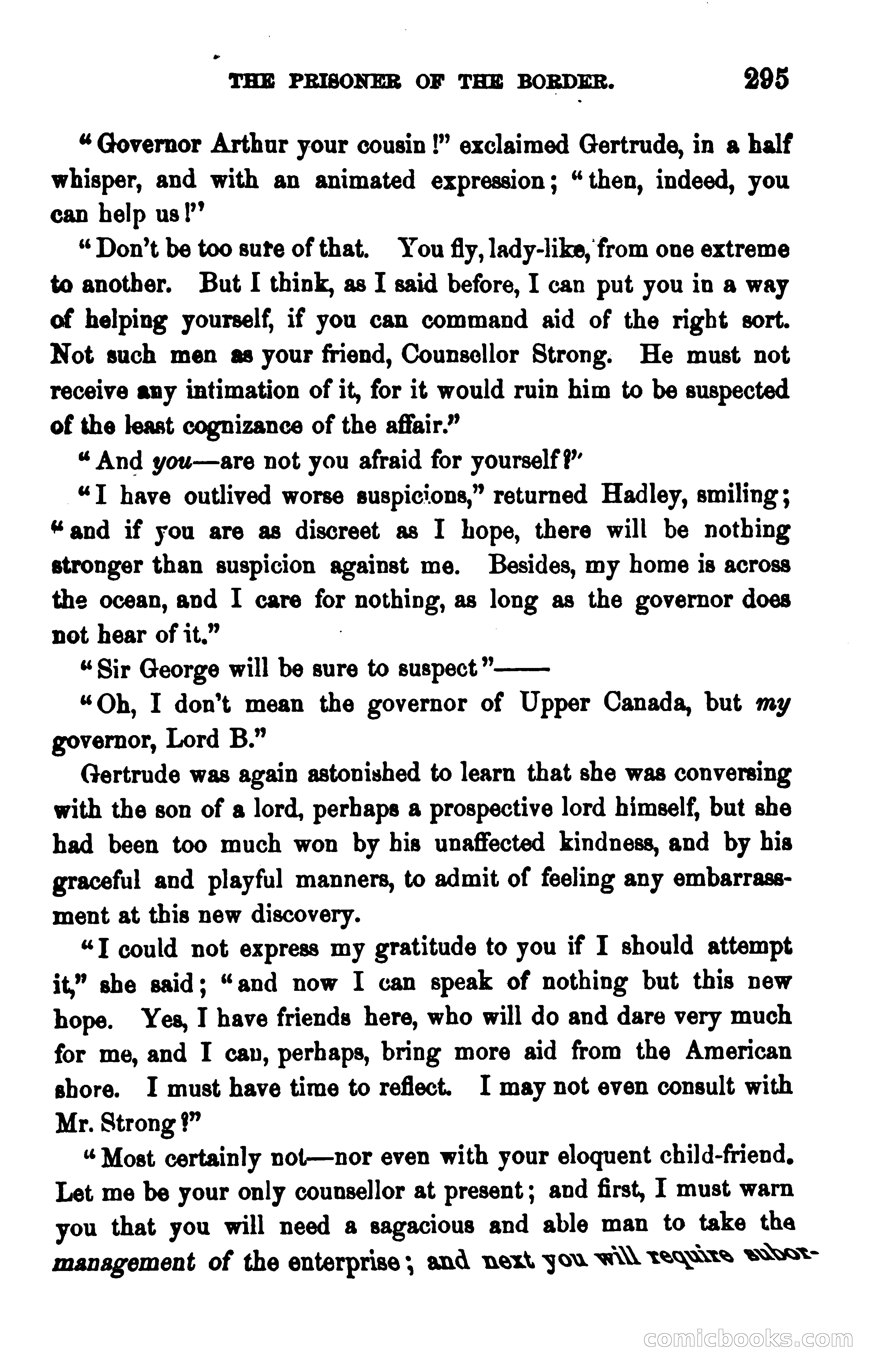 The Prisoner of the Border: A Tale of 1838 — page 310 of 394