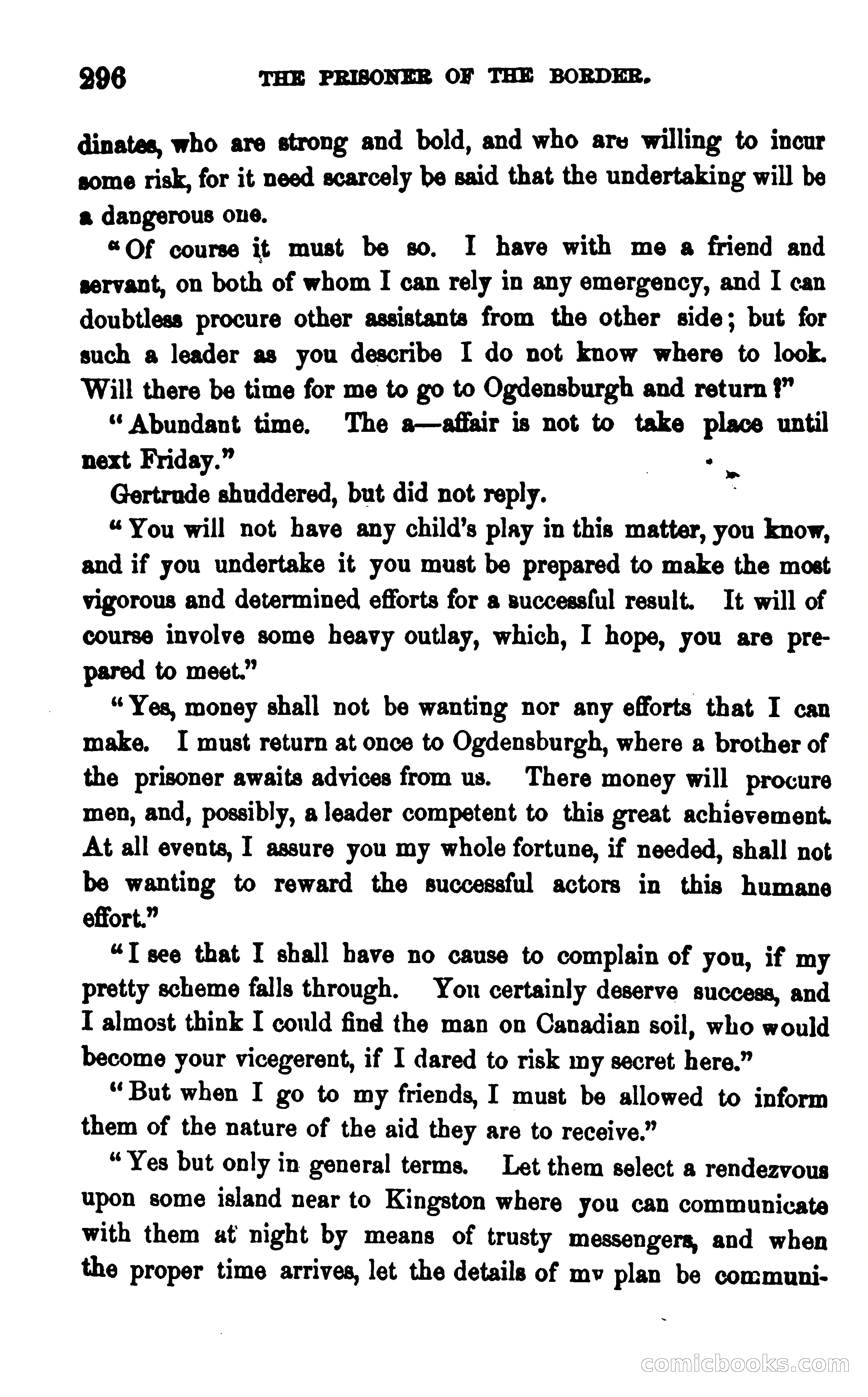 The Prisoner of the Border: A Tale of 1838 — page 311 of 394