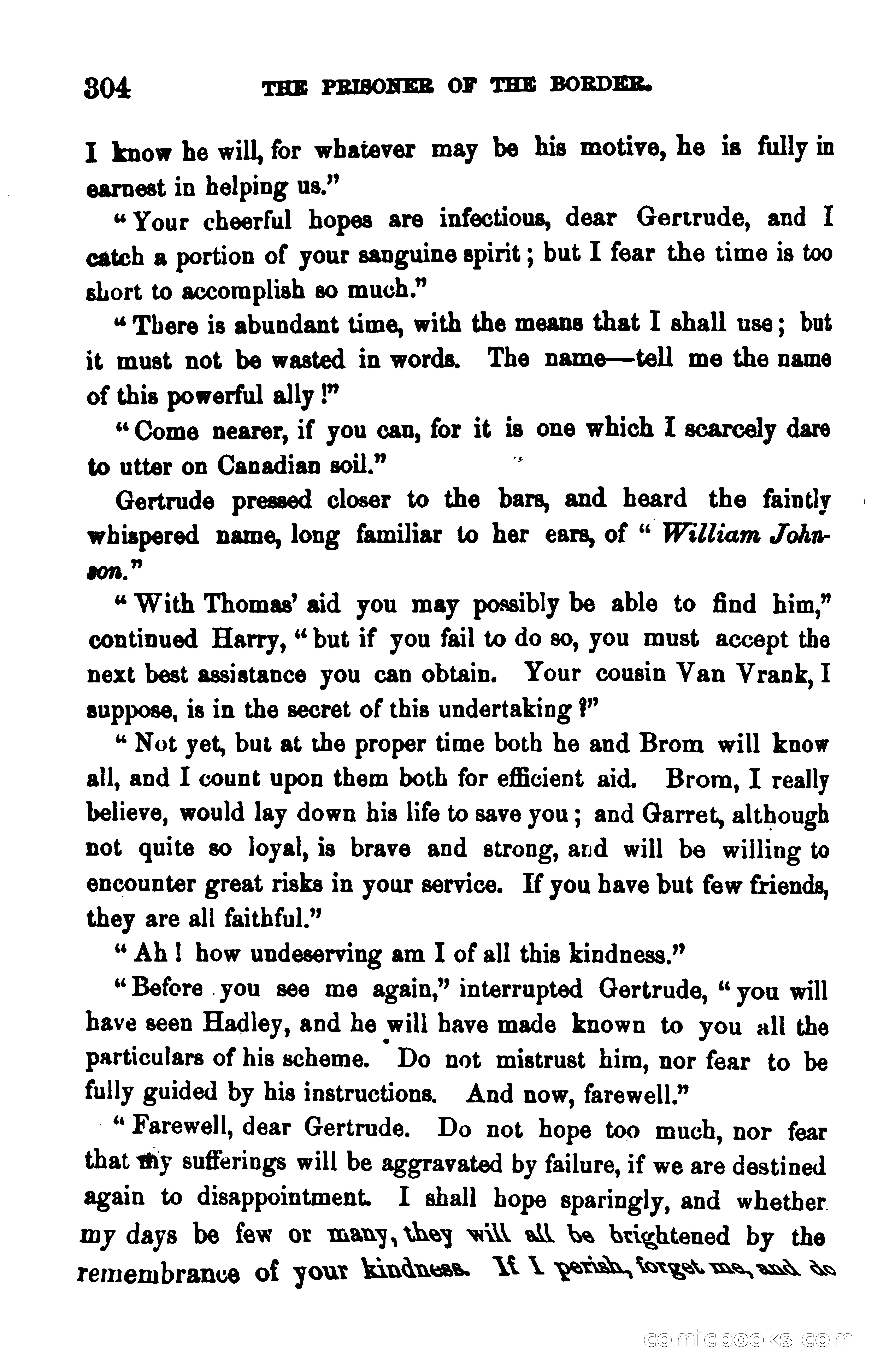 The Prisoner of the Border: A Tale of 1838 — page 319 of 394
