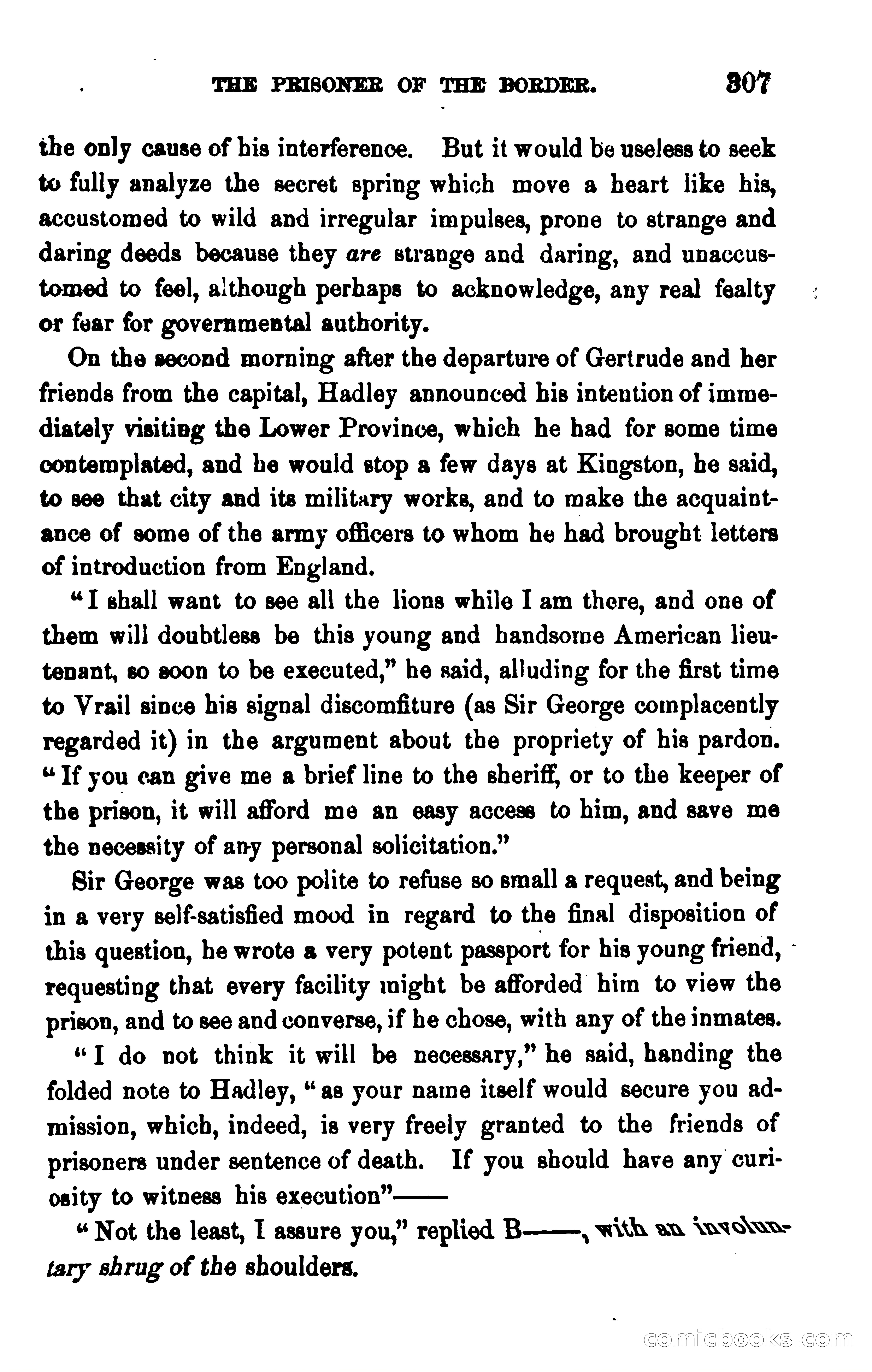 The Prisoner of the Border: A Tale of 1838 — page 322 of 394