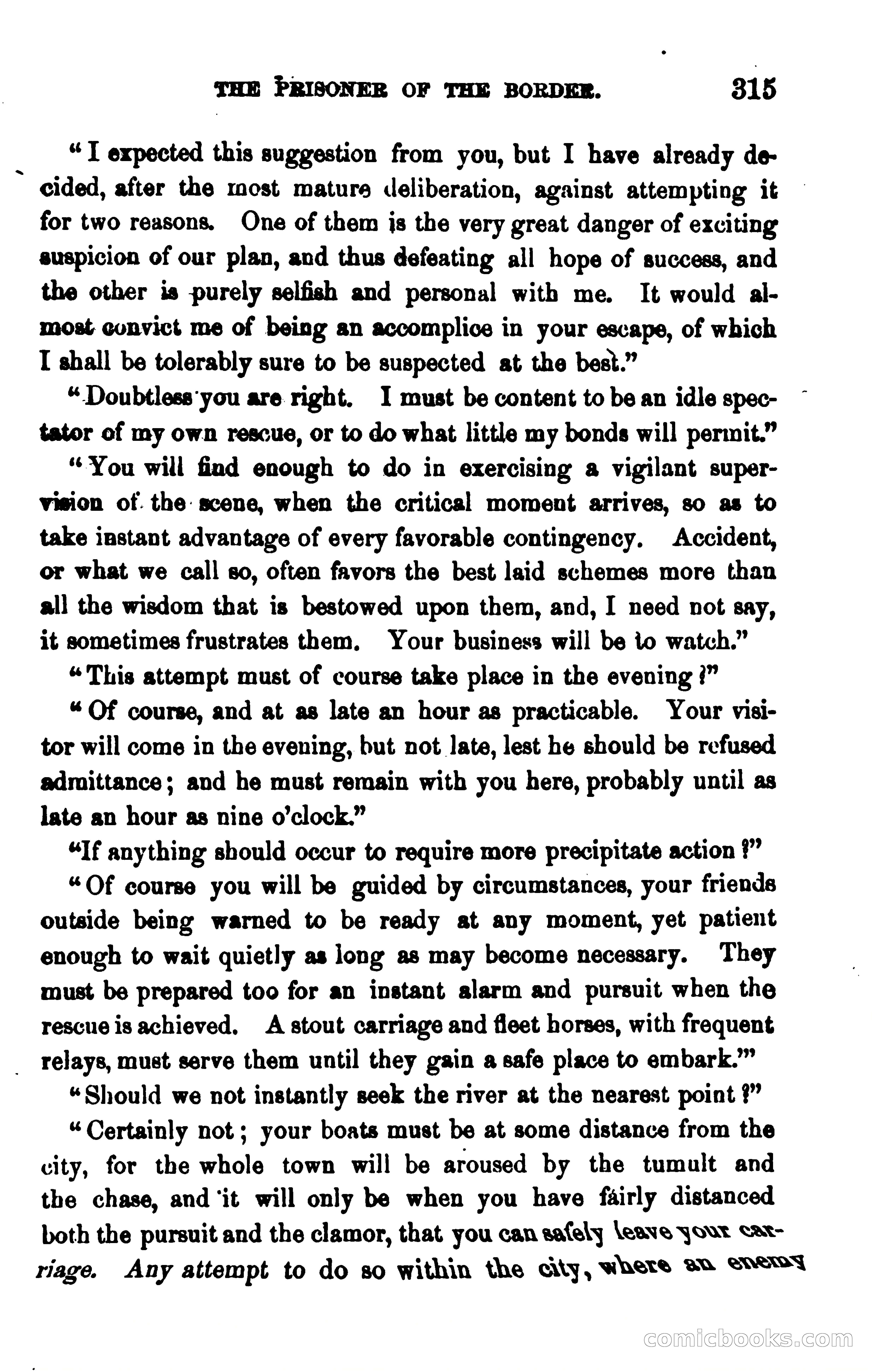 The Prisoner of the Border: A Tale of 1838 — page 330 of 394