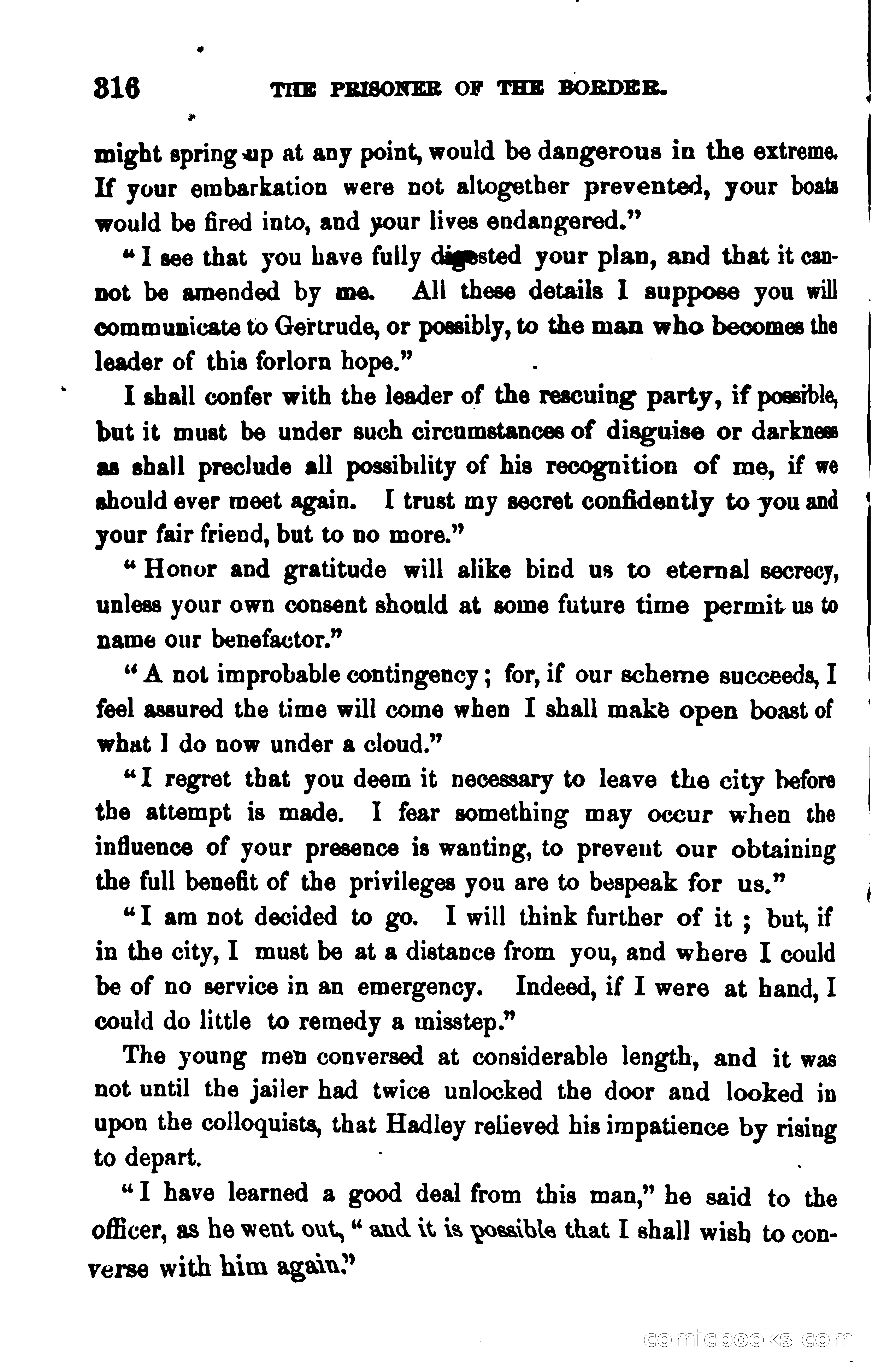 The Prisoner of the Border: A Tale of 1838 — page 331 of 394