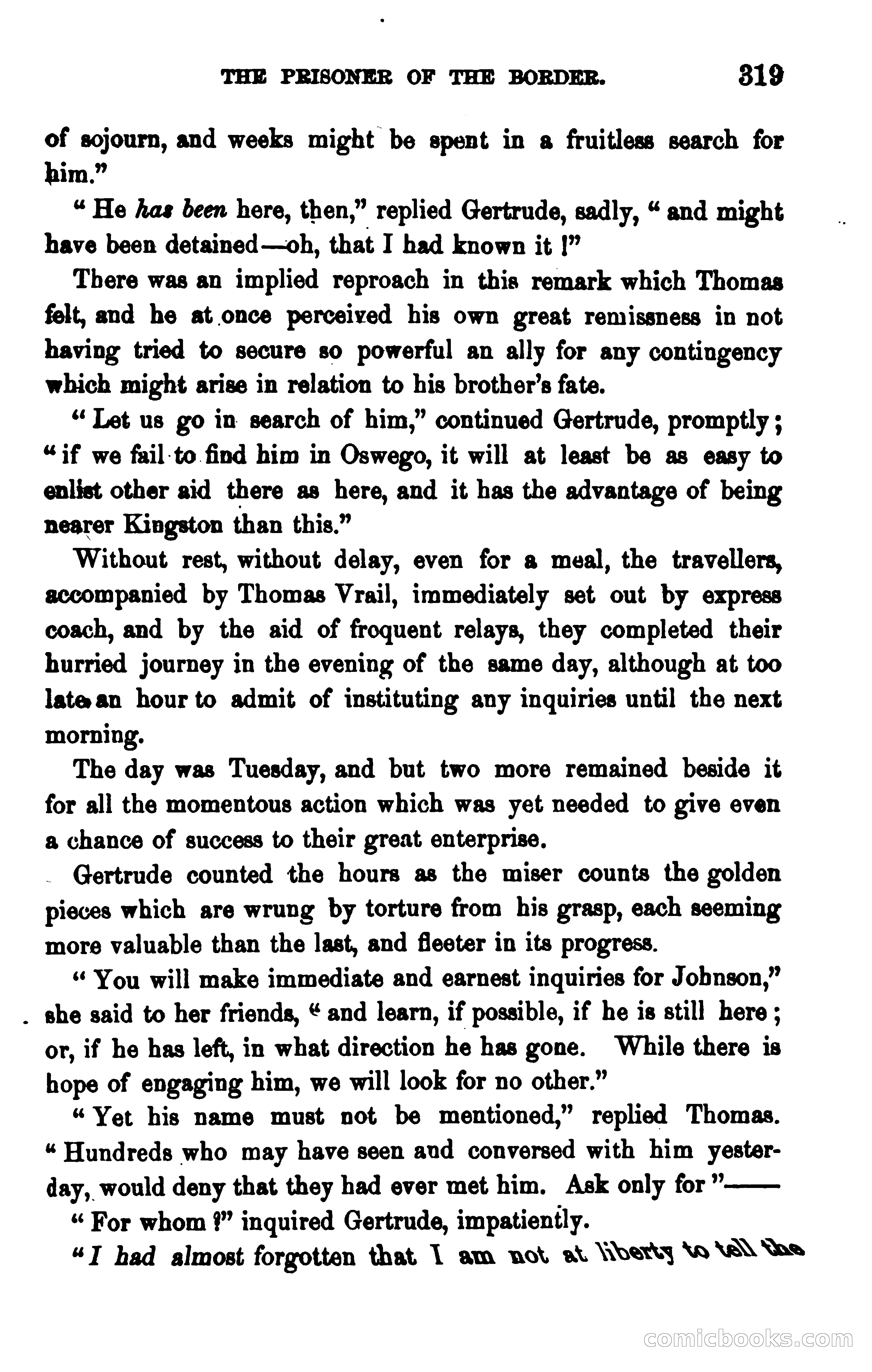 The Prisoner of the Border: A Tale of 1838 — page 334 of 394