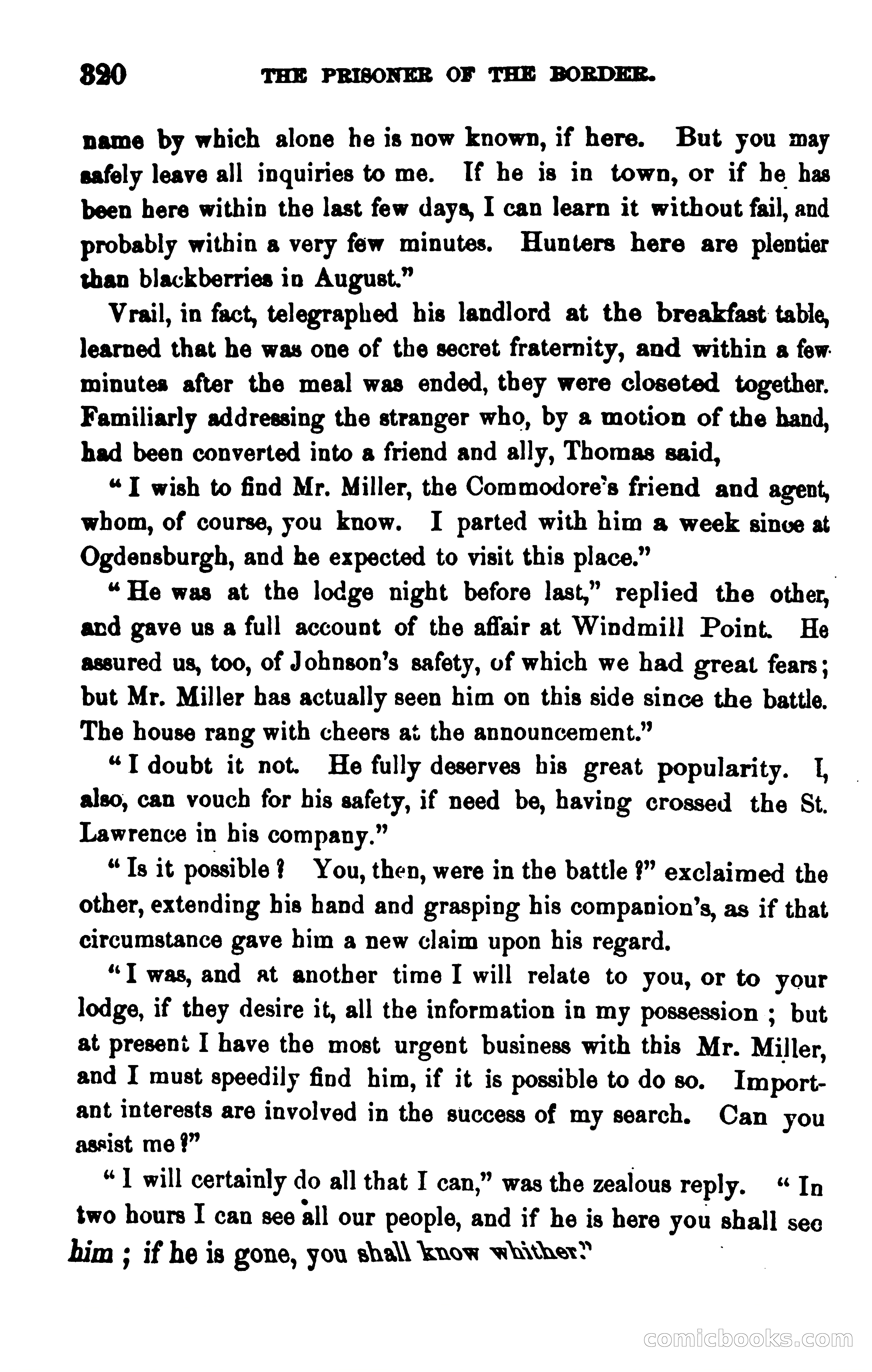 The Prisoner of the Border: A Tale of 1838 — page 335 of 394