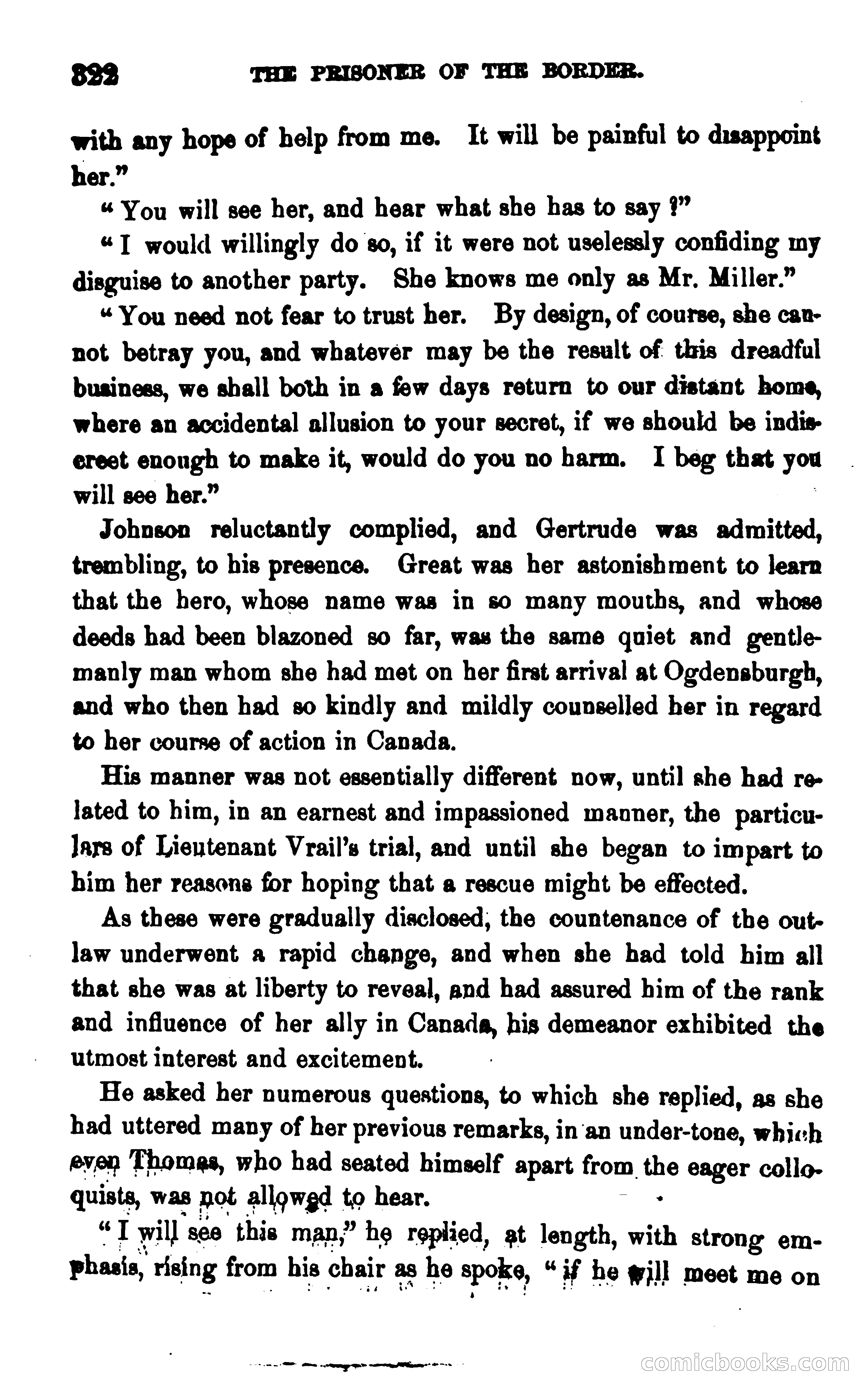 The Prisoner of the Border: A Tale of 1838 — page 337 of 394