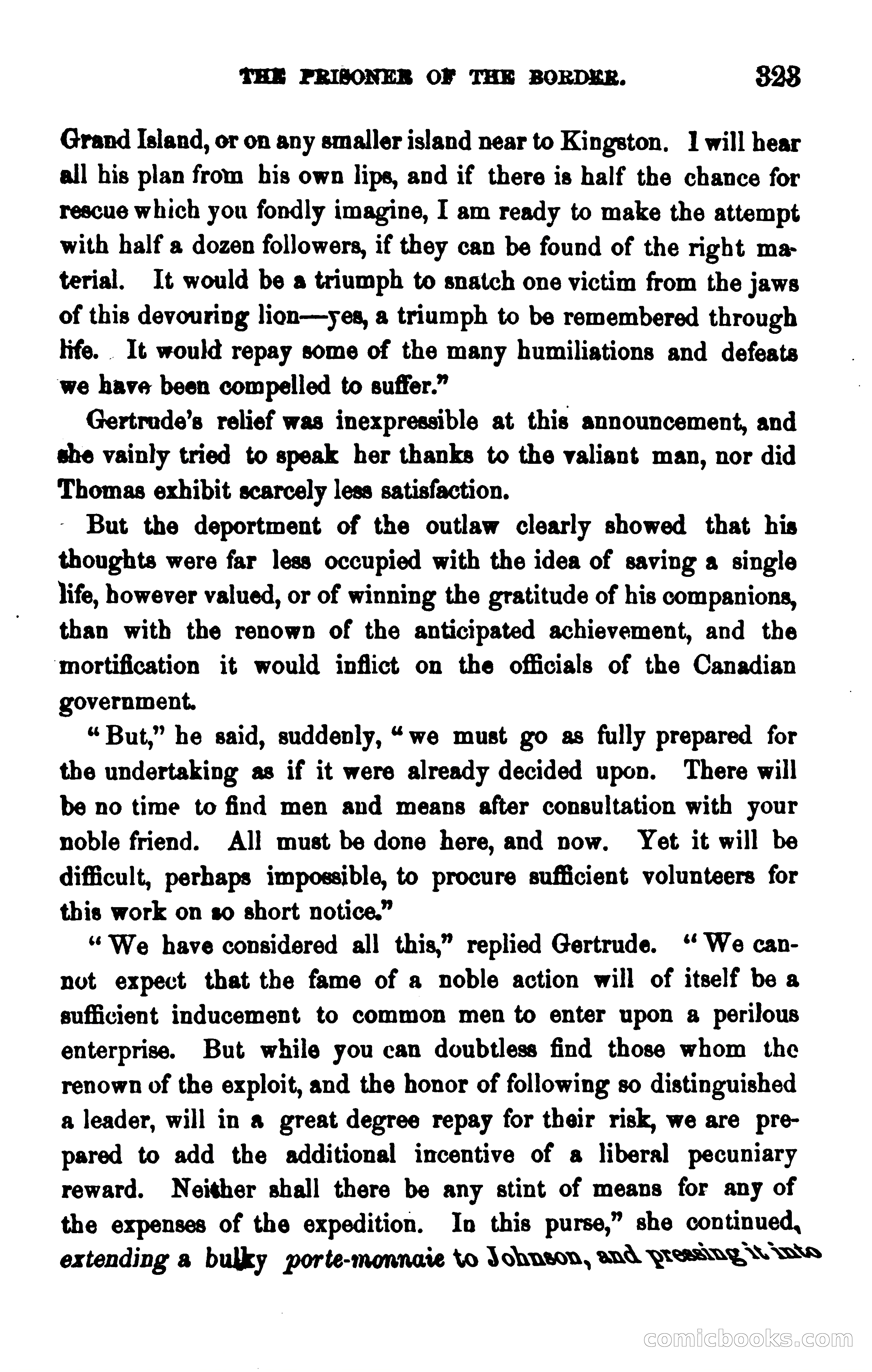 The Prisoner of the Border: A Tale of 1838 — page 338 of 394