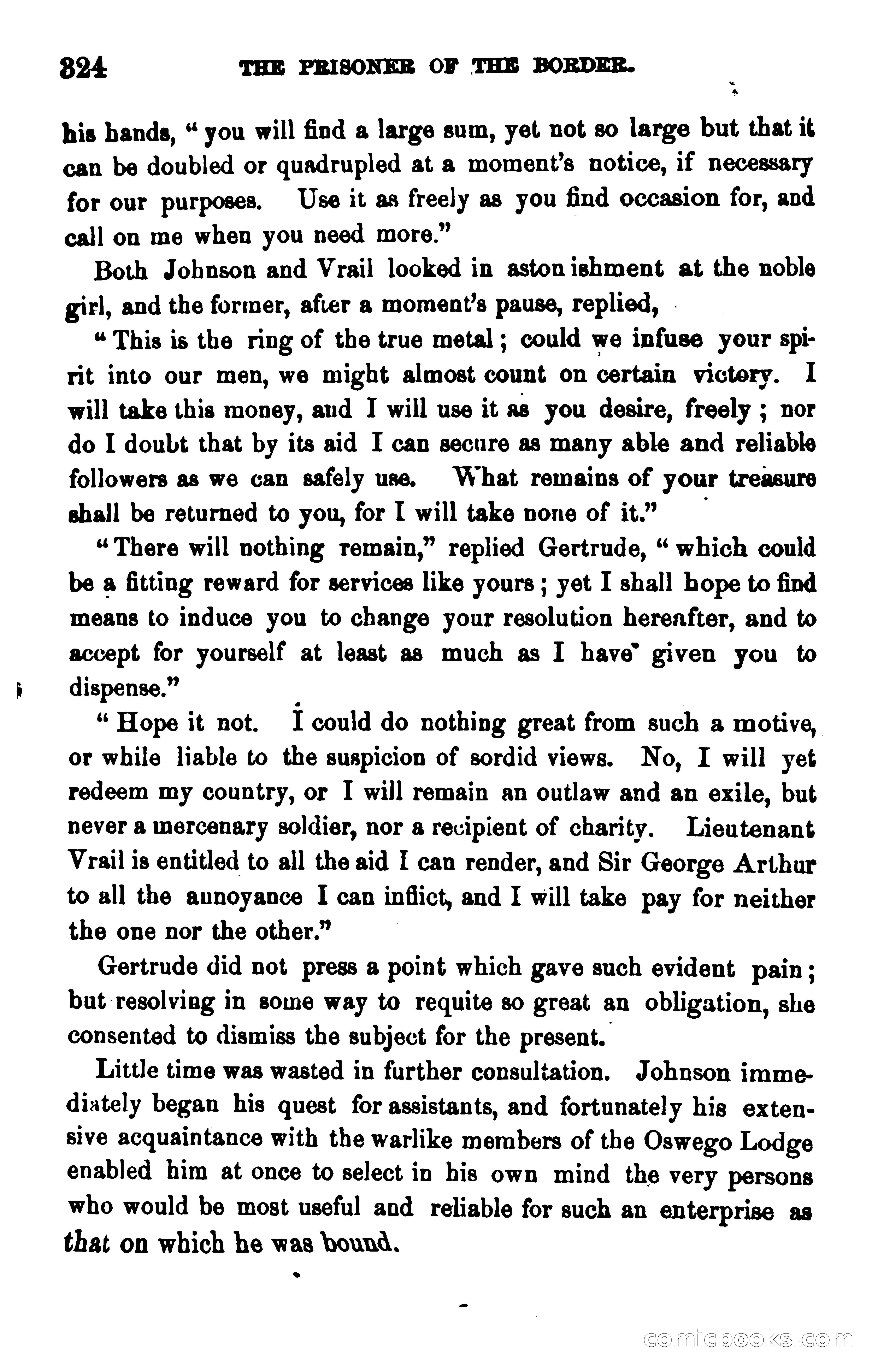 The Prisoner of the Border: A Tale of 1838 — page 339 of 394