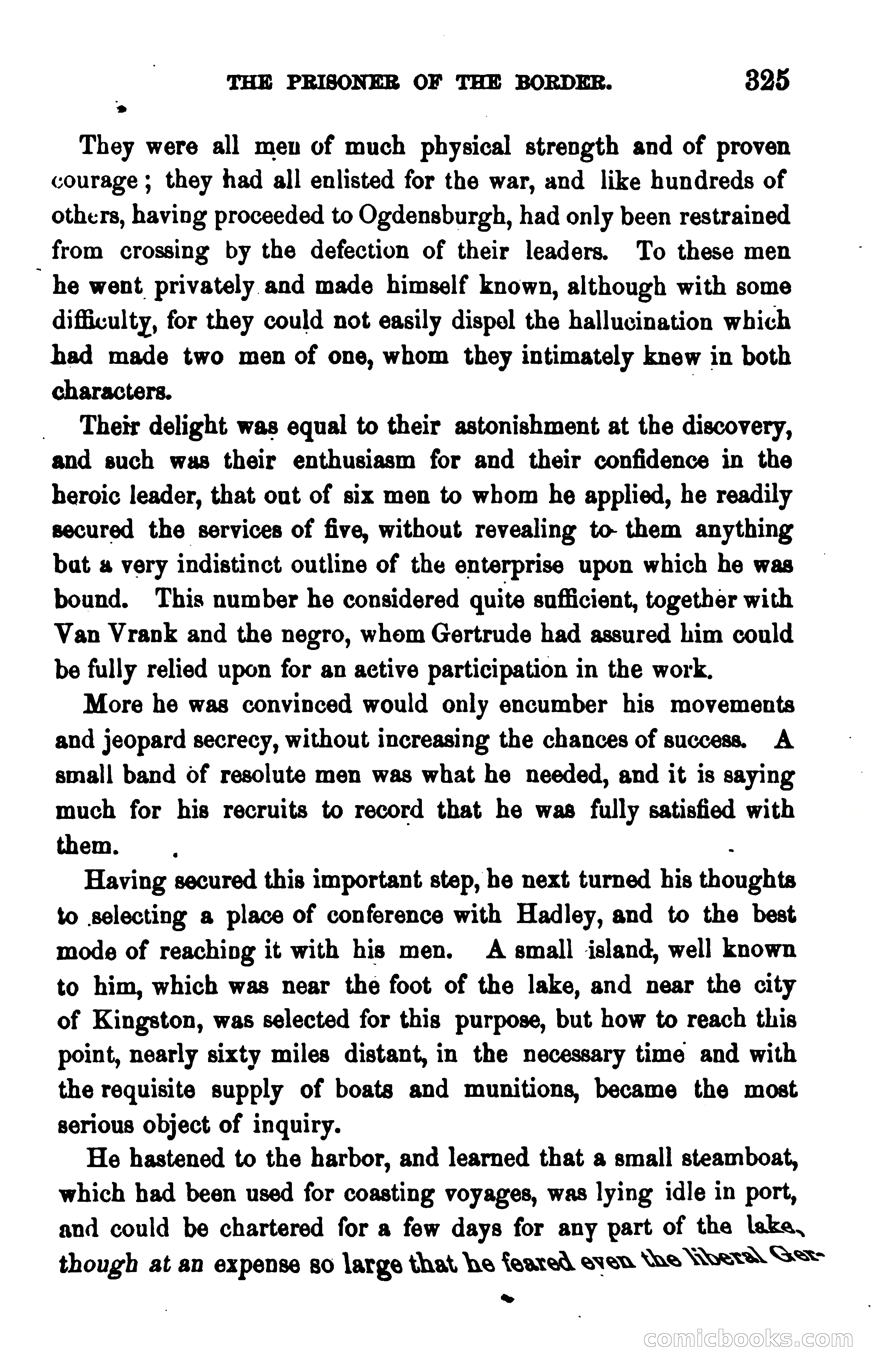 The Prisoner of the Border: A Tale of 1838 — page 340 of 394