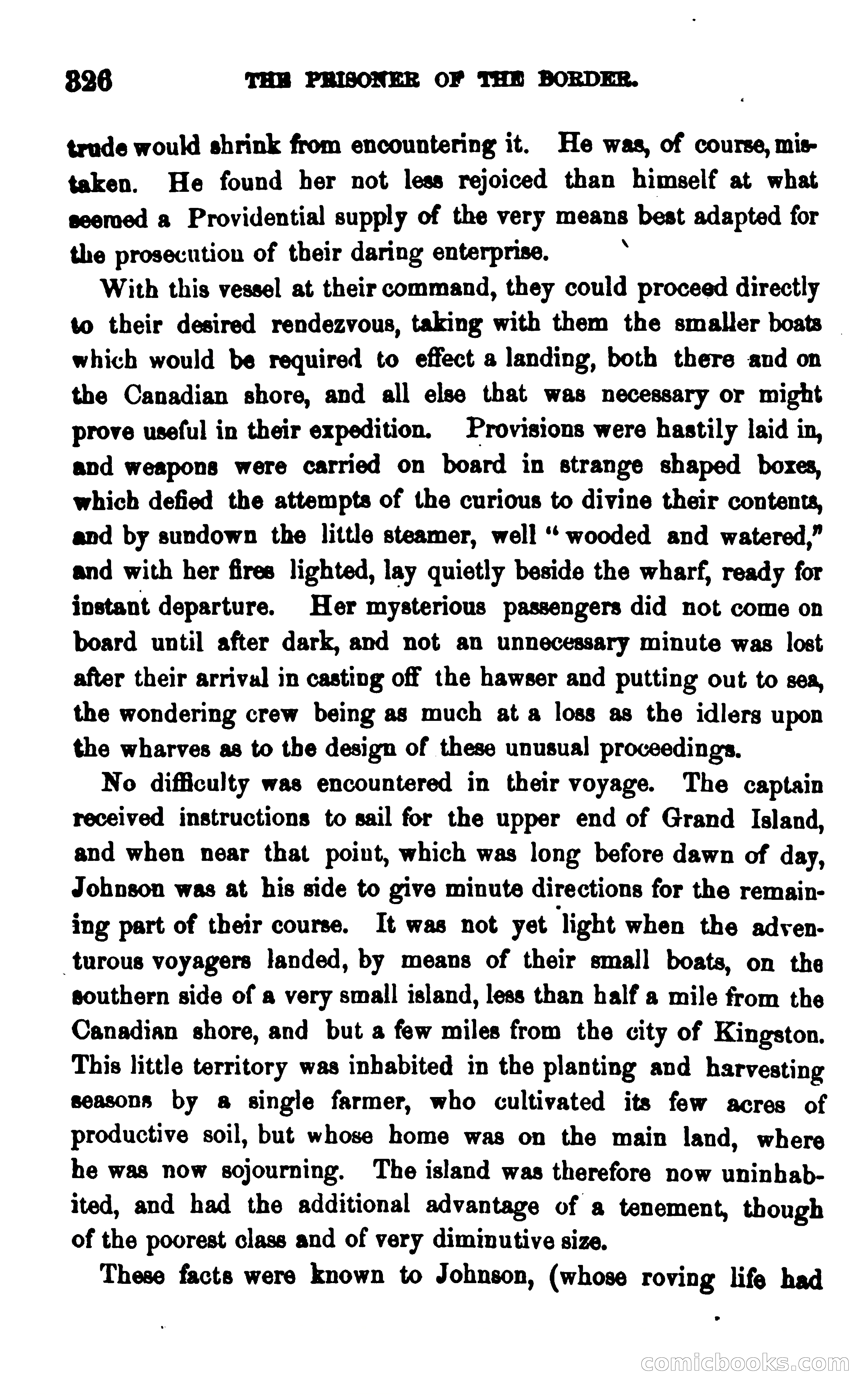 The Prisoner of the Border: A Tale of 1838 — page 341 of 394