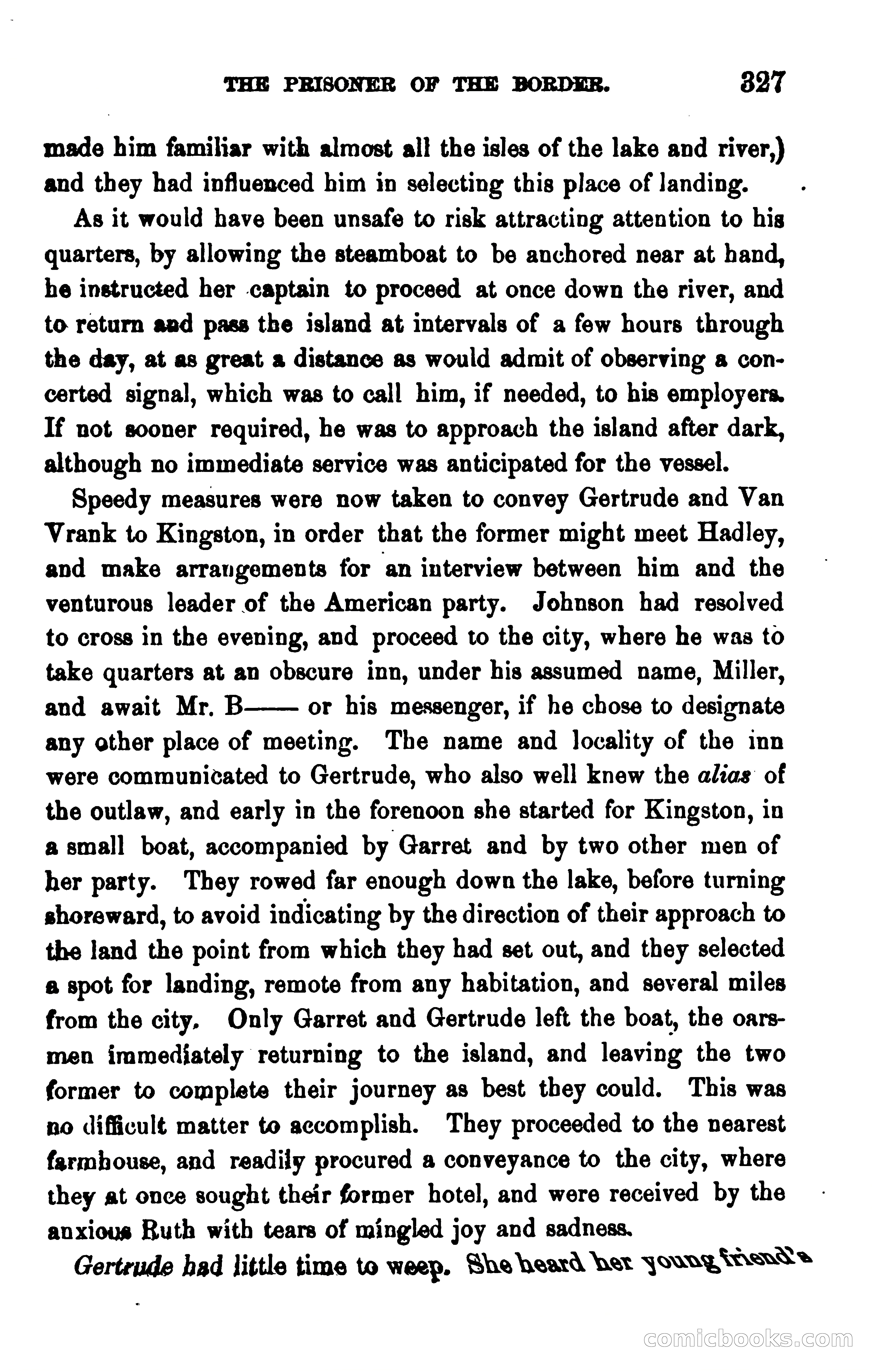 The Prisoner of the Border: A Tale of 1838 — page 342 of 394
