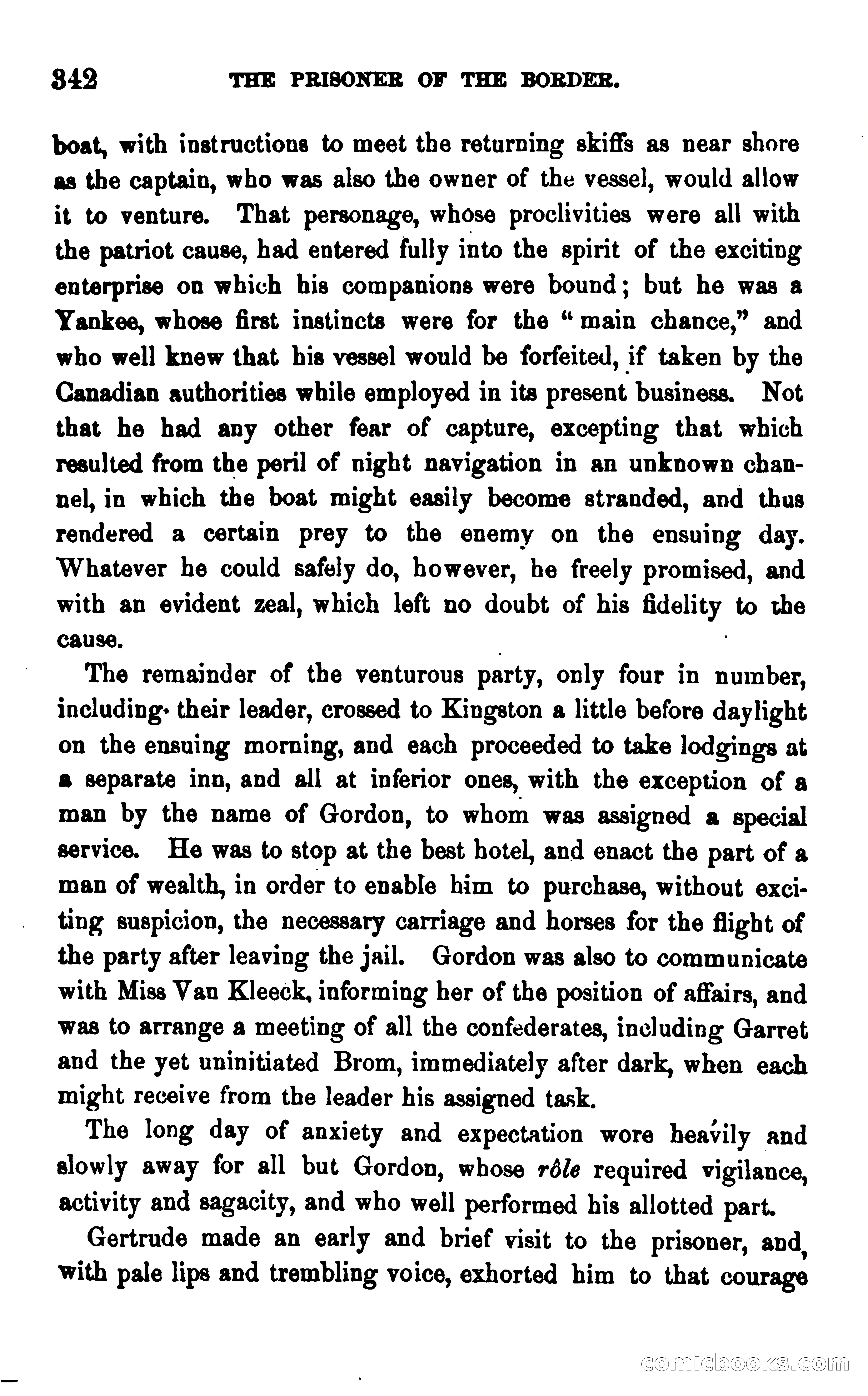 The Prisoner of the Border: A Tale of 1838 — page 357 of 394
