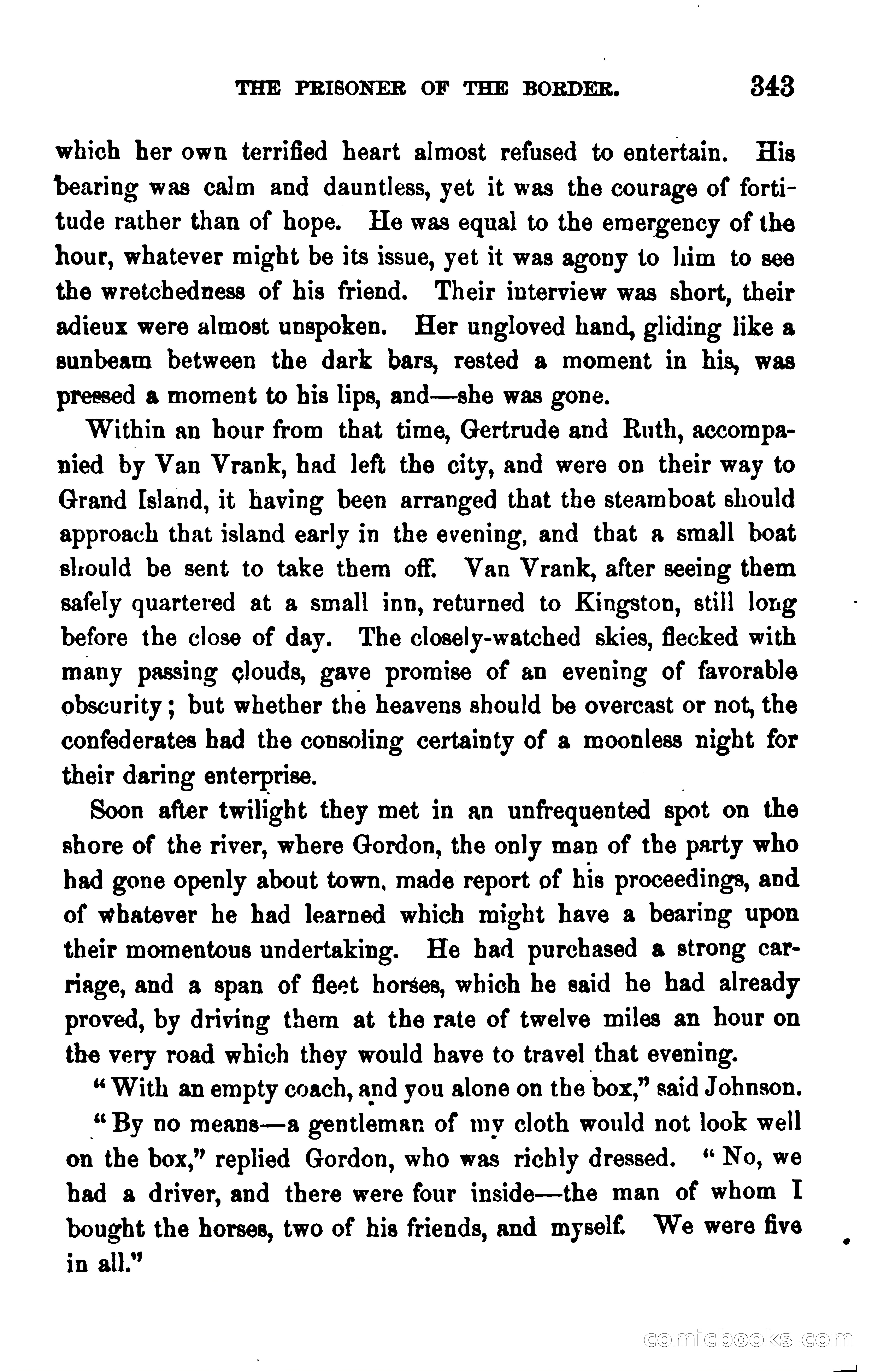 The Prisoner of the Border: A Tale of 1838 — page 358 of 394