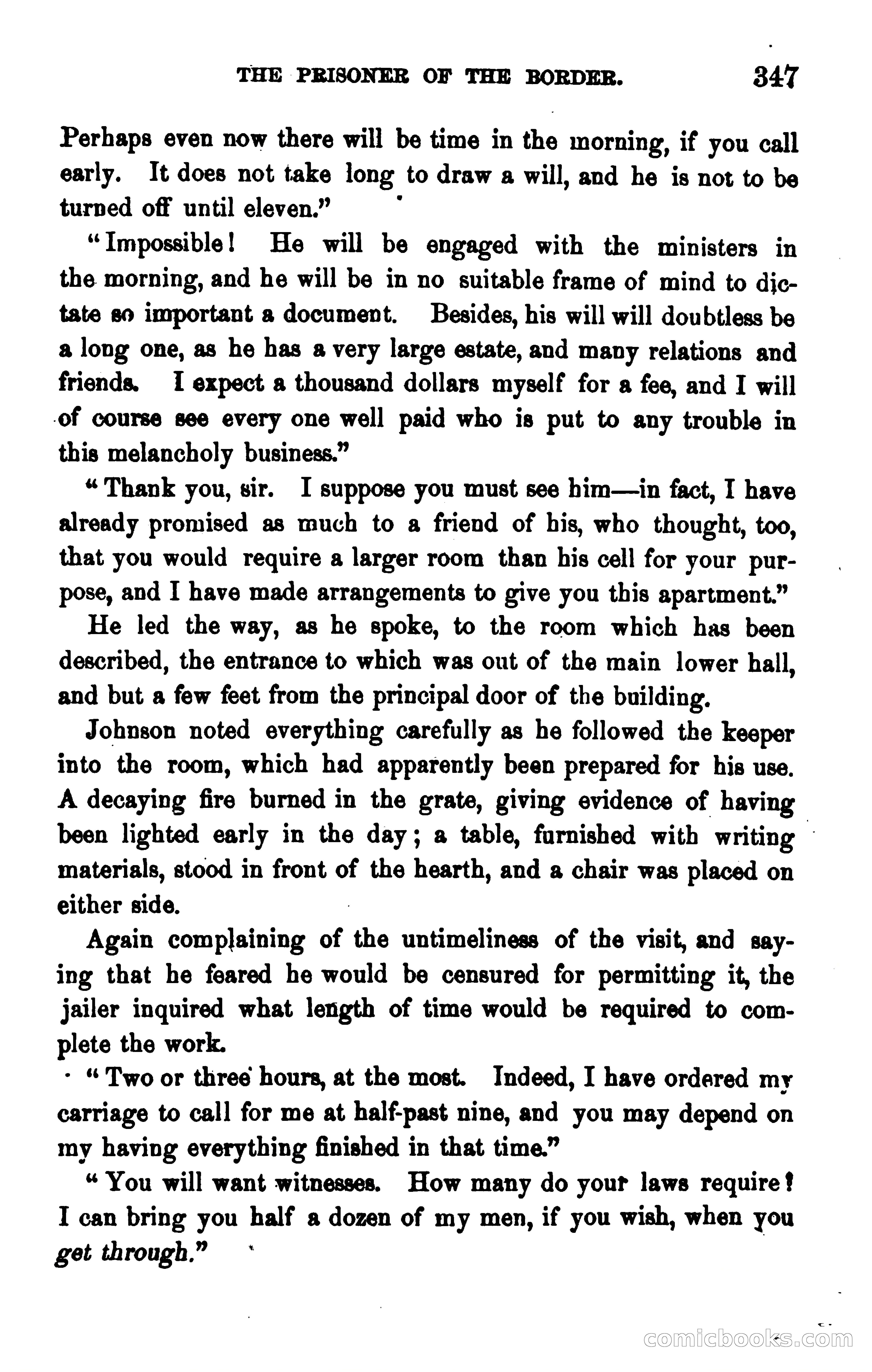 The Prisoner of the Border: A Tale of 1838 — page 362 of 394