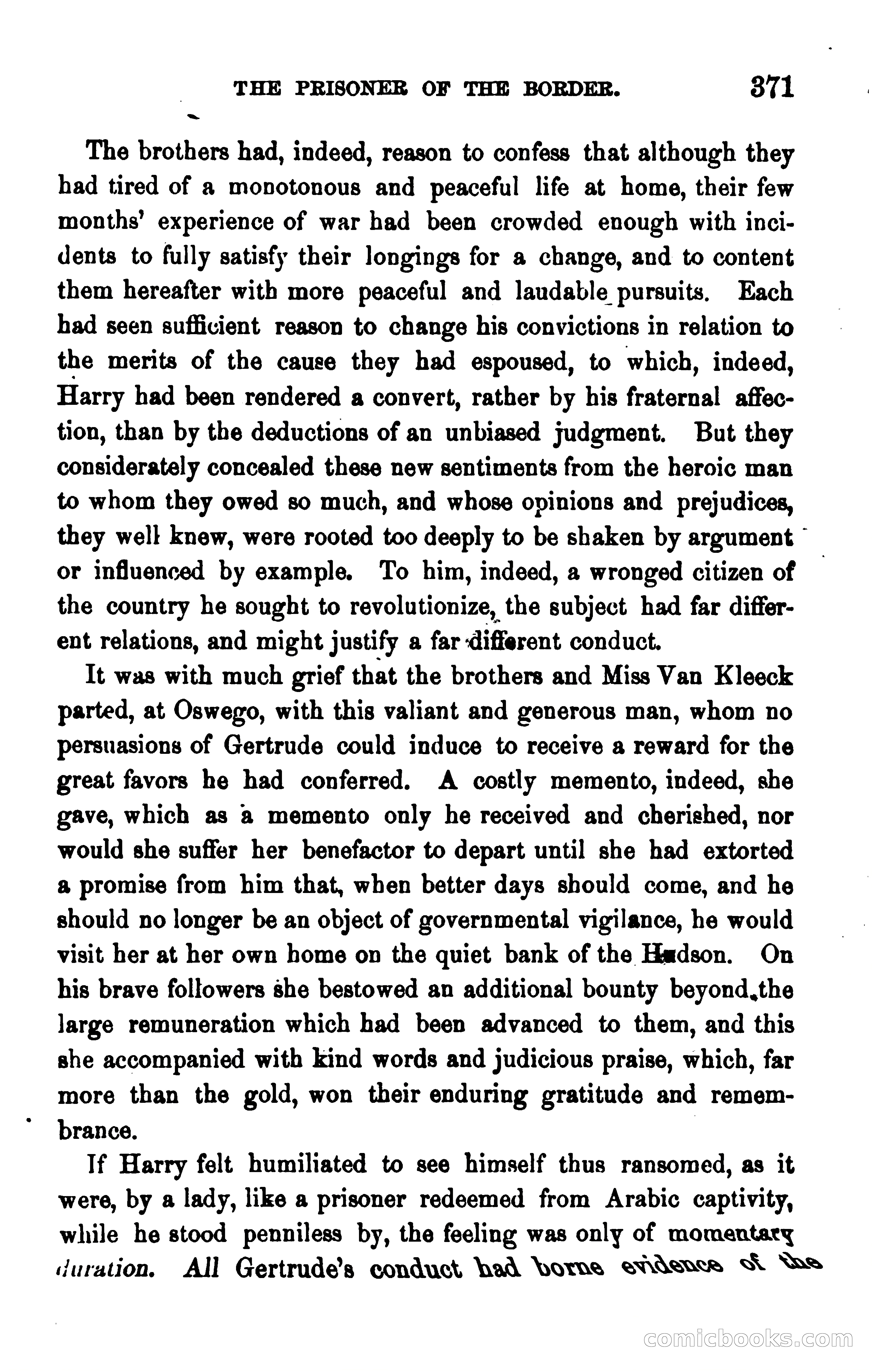 The Prisoner of the Border: A Tale of 1838 — page 388 of 394