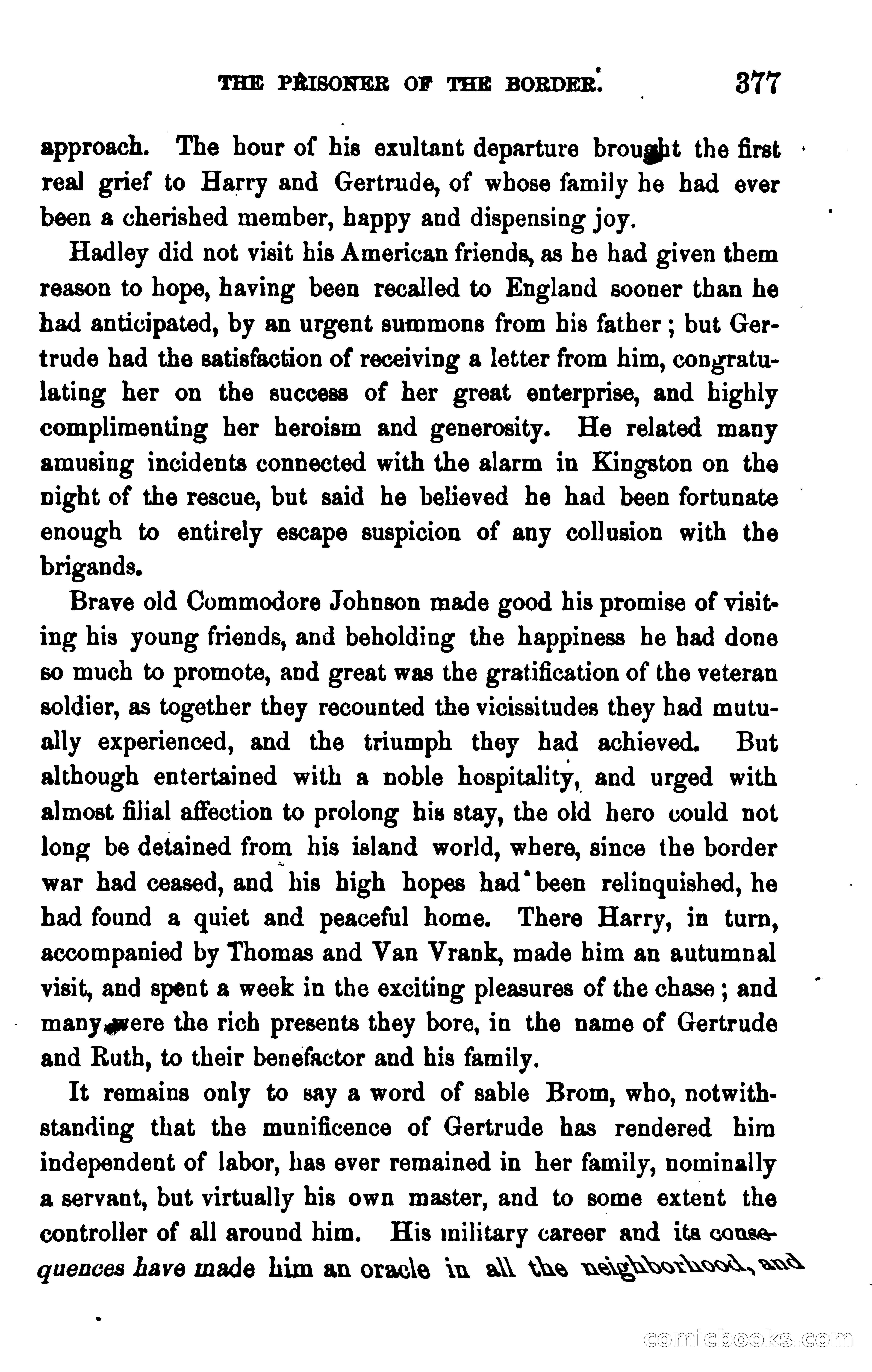 The Prisoner of the Border: A Tale of 1838 — page 394 of 394
