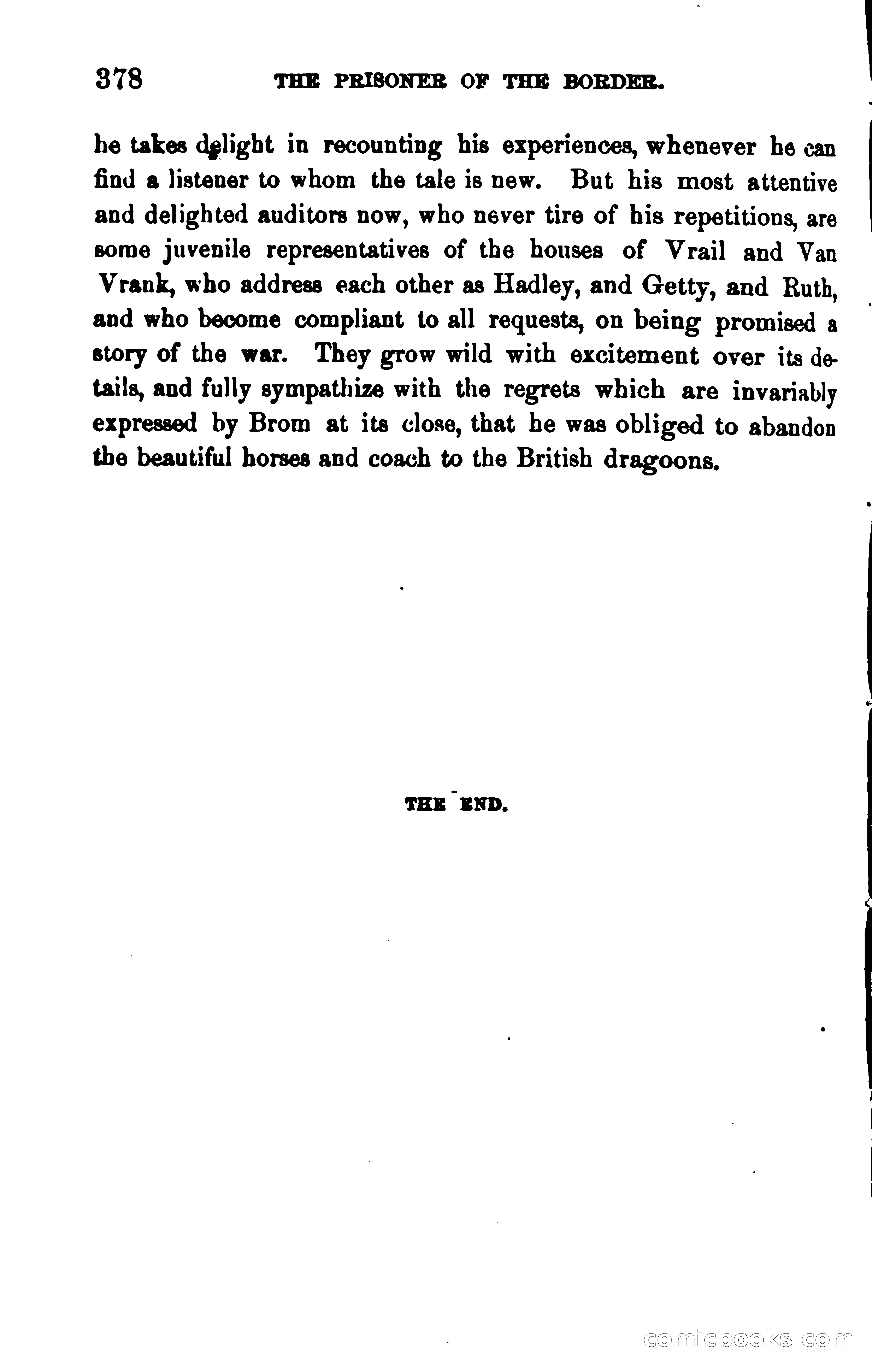 The Prisoner of the Border: A Tale of 1838 — page 395 of 394