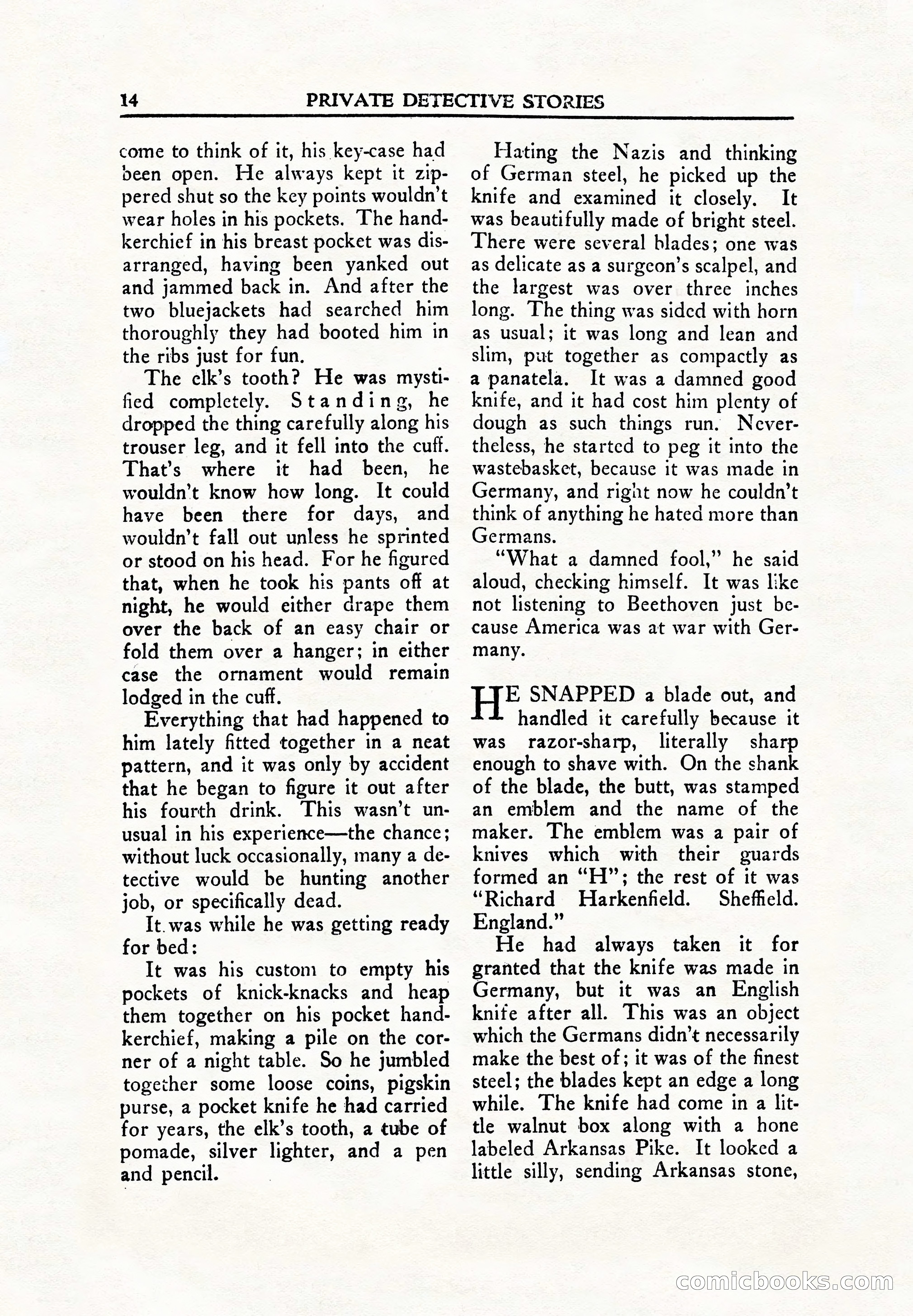 Private Detective, June 1942 — page 16 of 132