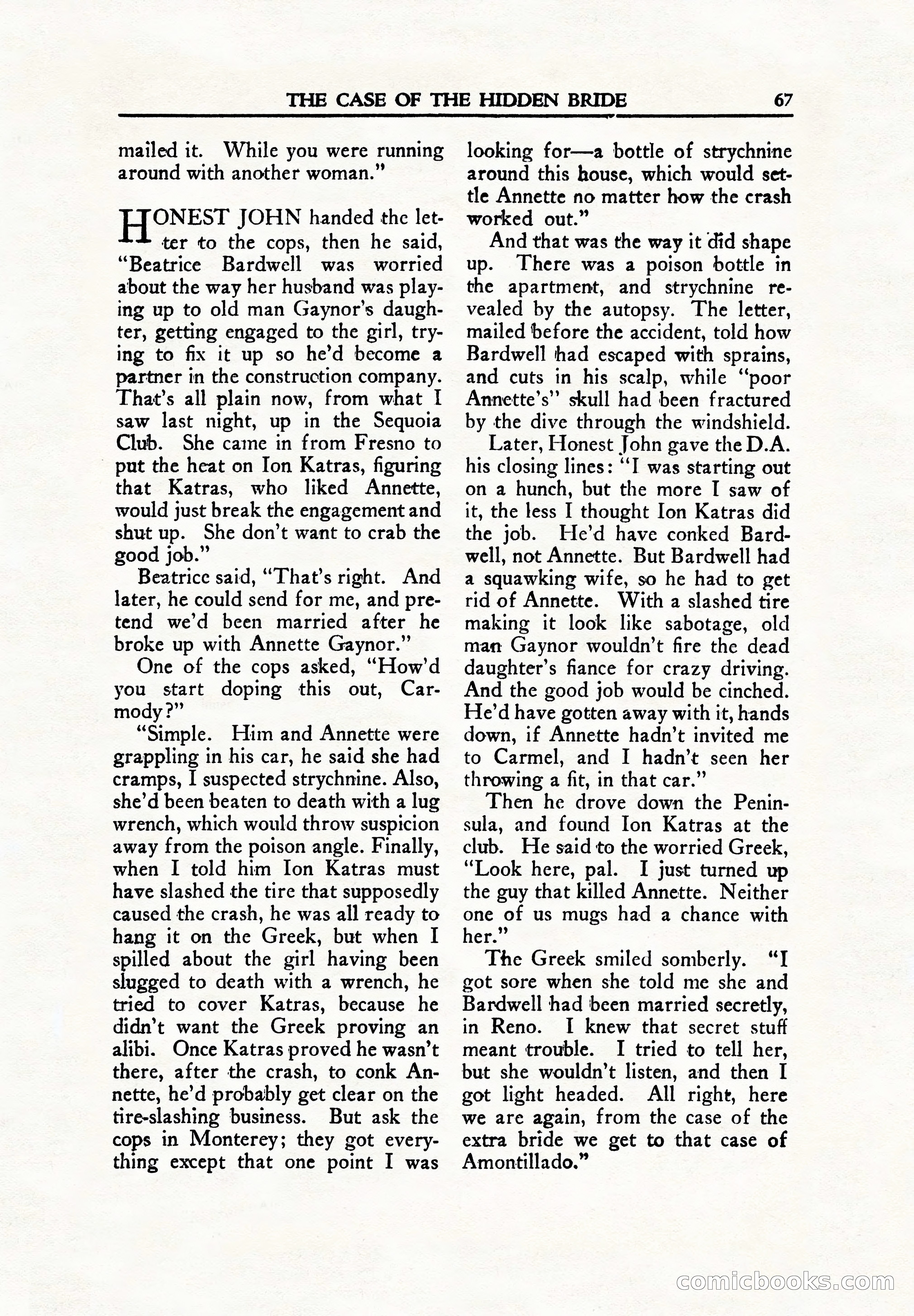 Private Detective, June 1942 — page 69 of 132