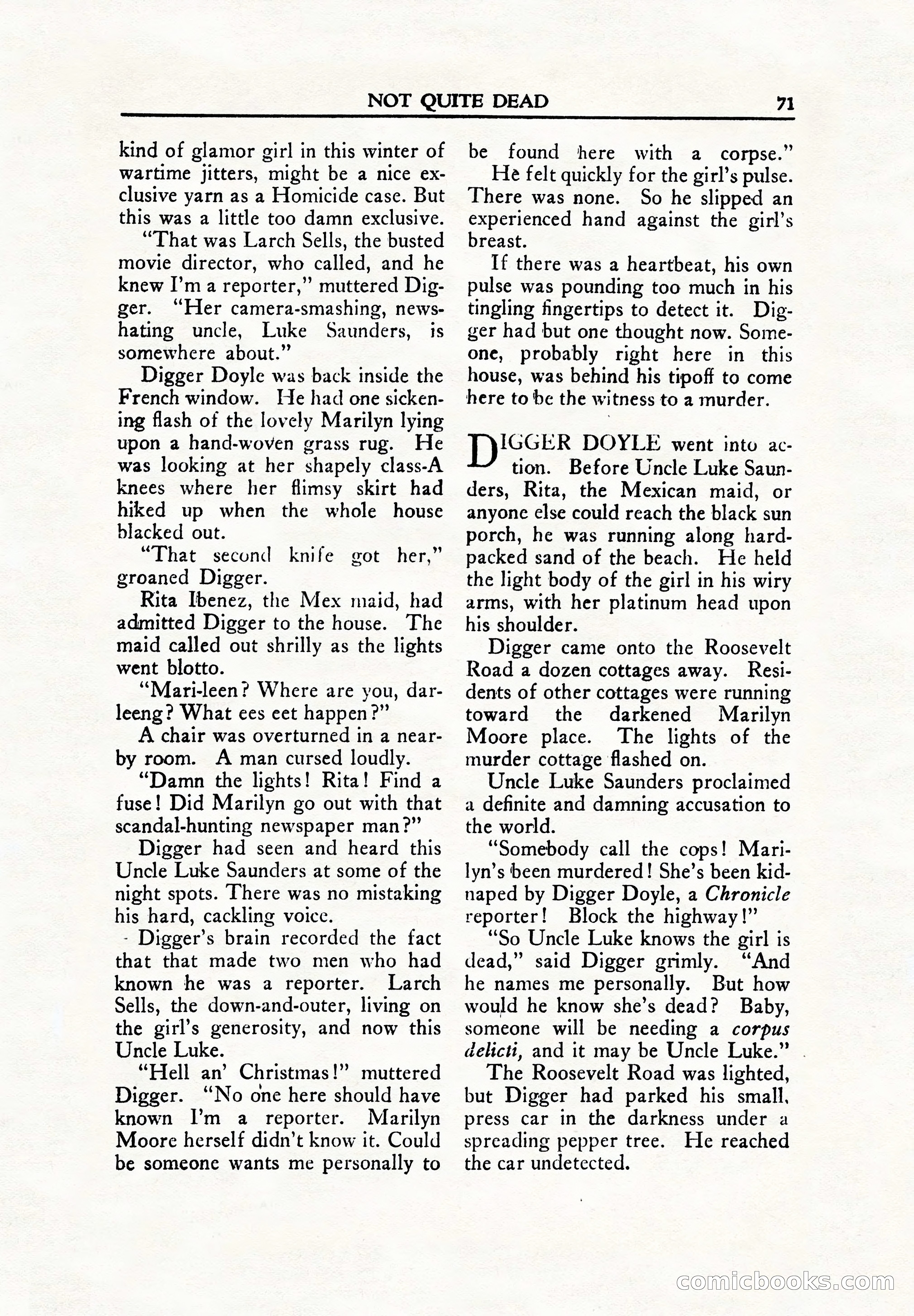 Private Detective, June 1942 — page 73 of 132
