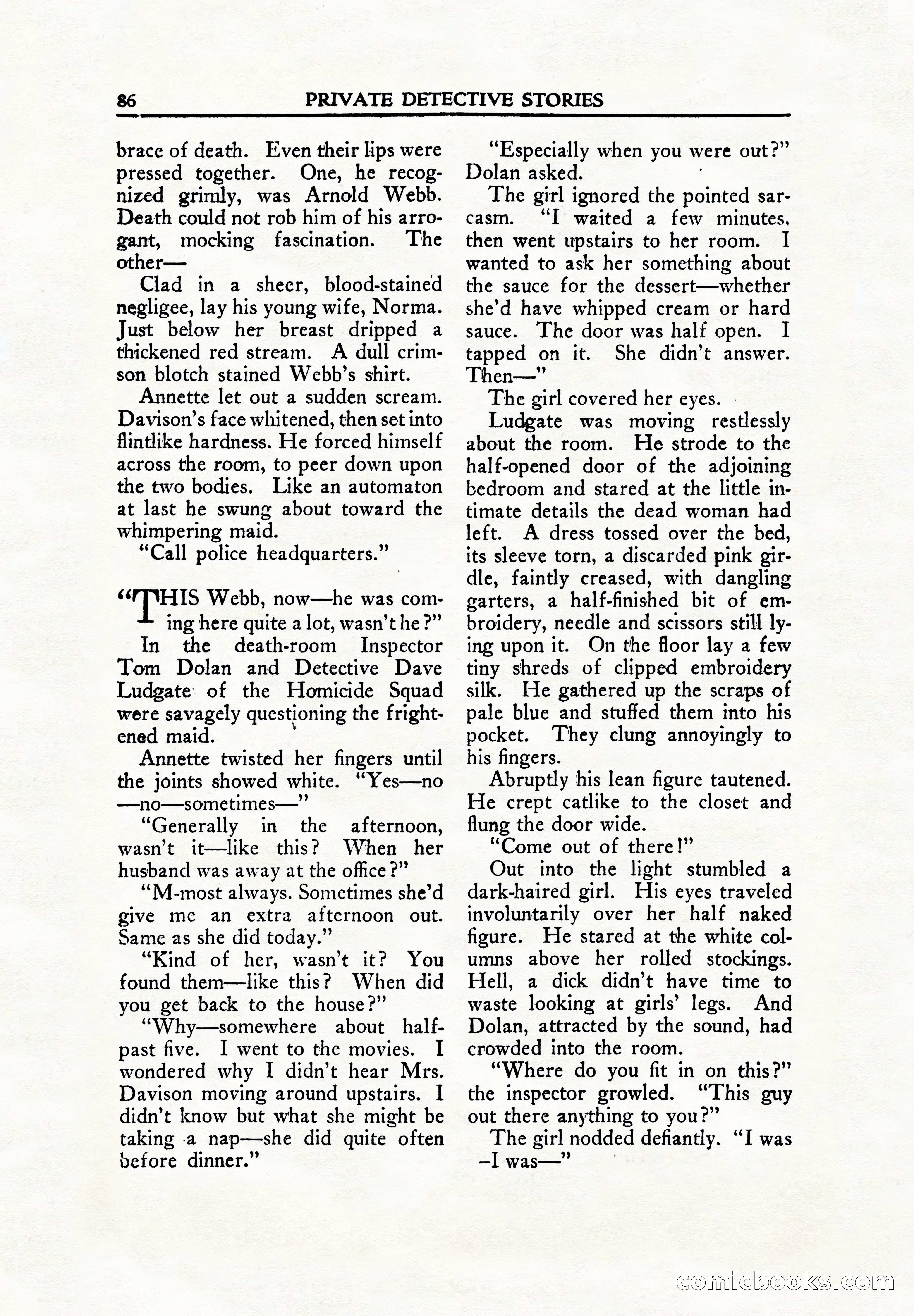 Private Detective, June 1942 — page 88 of 132