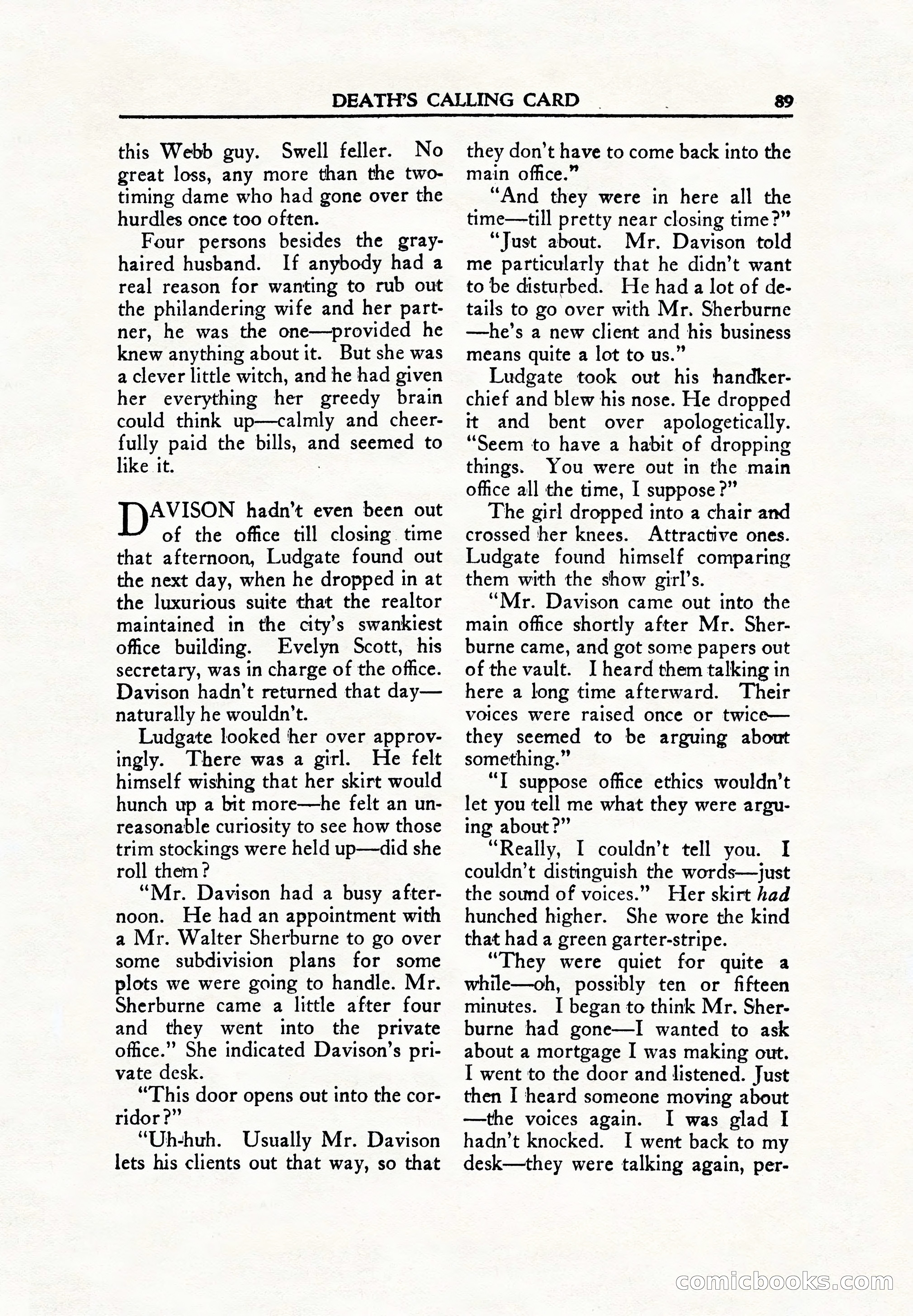 Private Detective, June 1942 — page 91 of 132