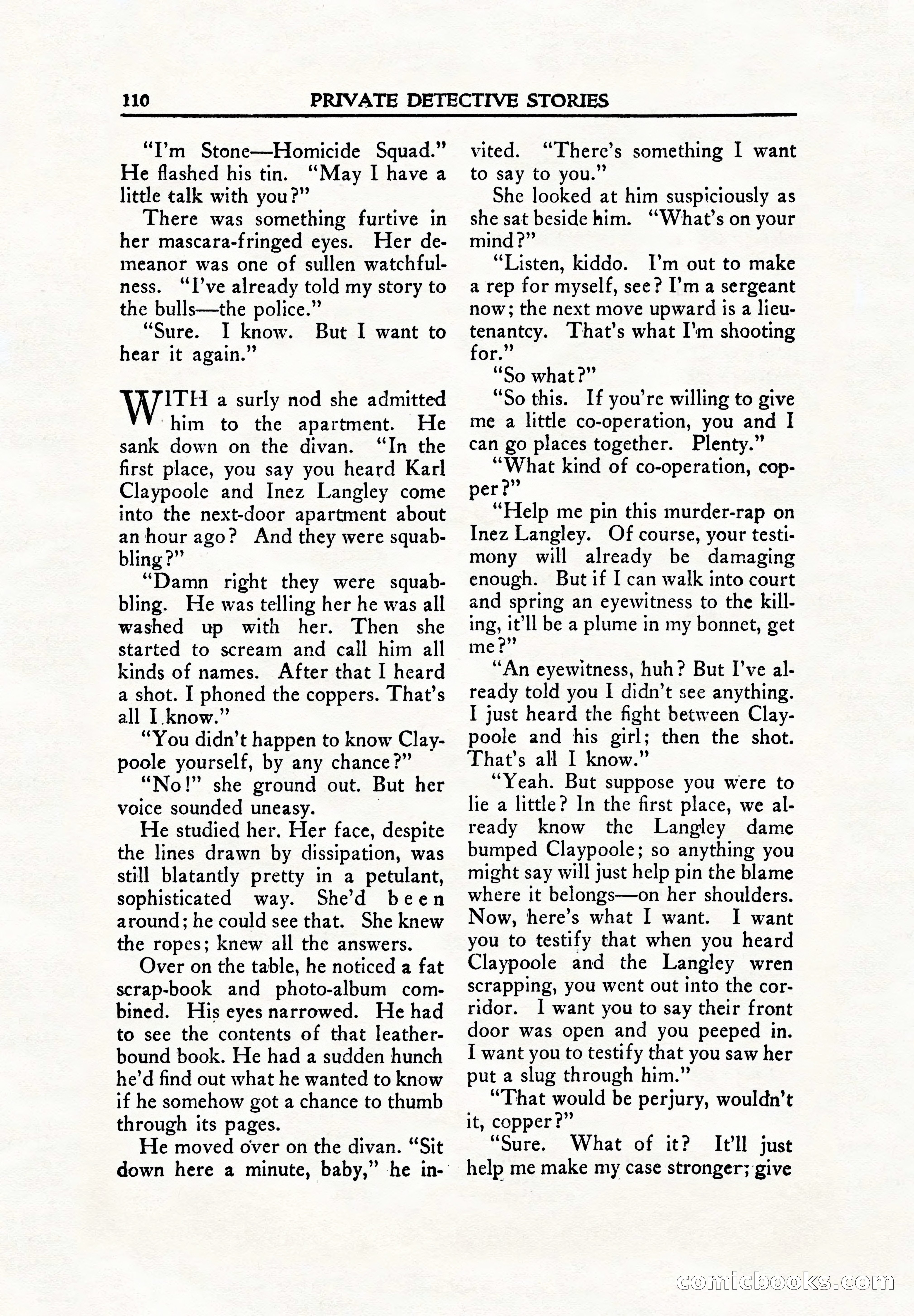 Private Detective, June 1942 — page 112 of 132